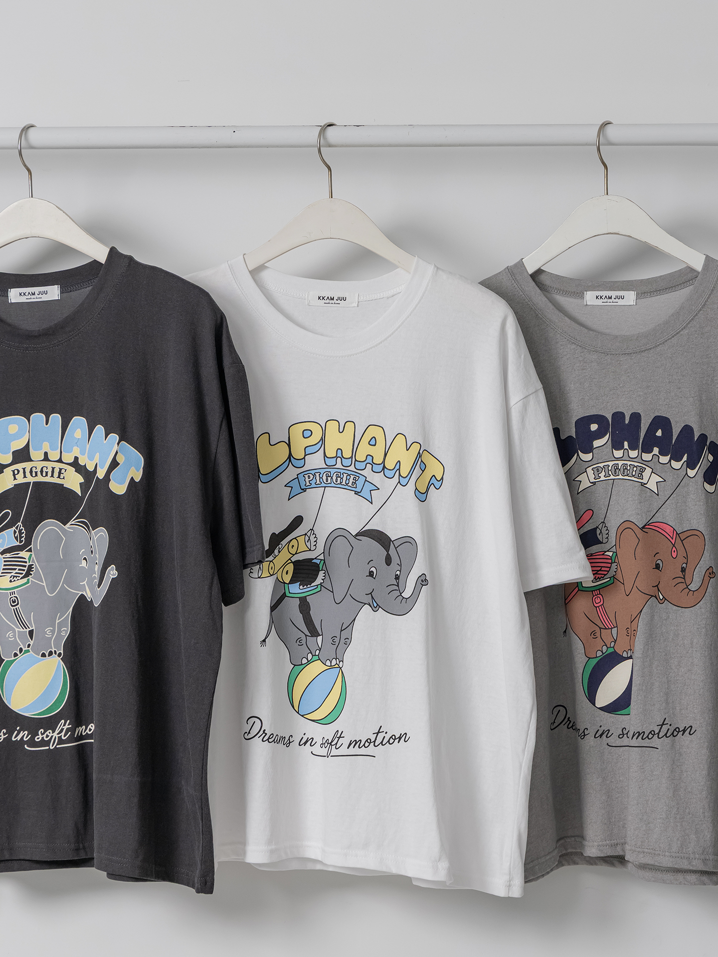 コットンラウンドネックオーバーサイズ半袖プリントTシャツ | 詳細画像41