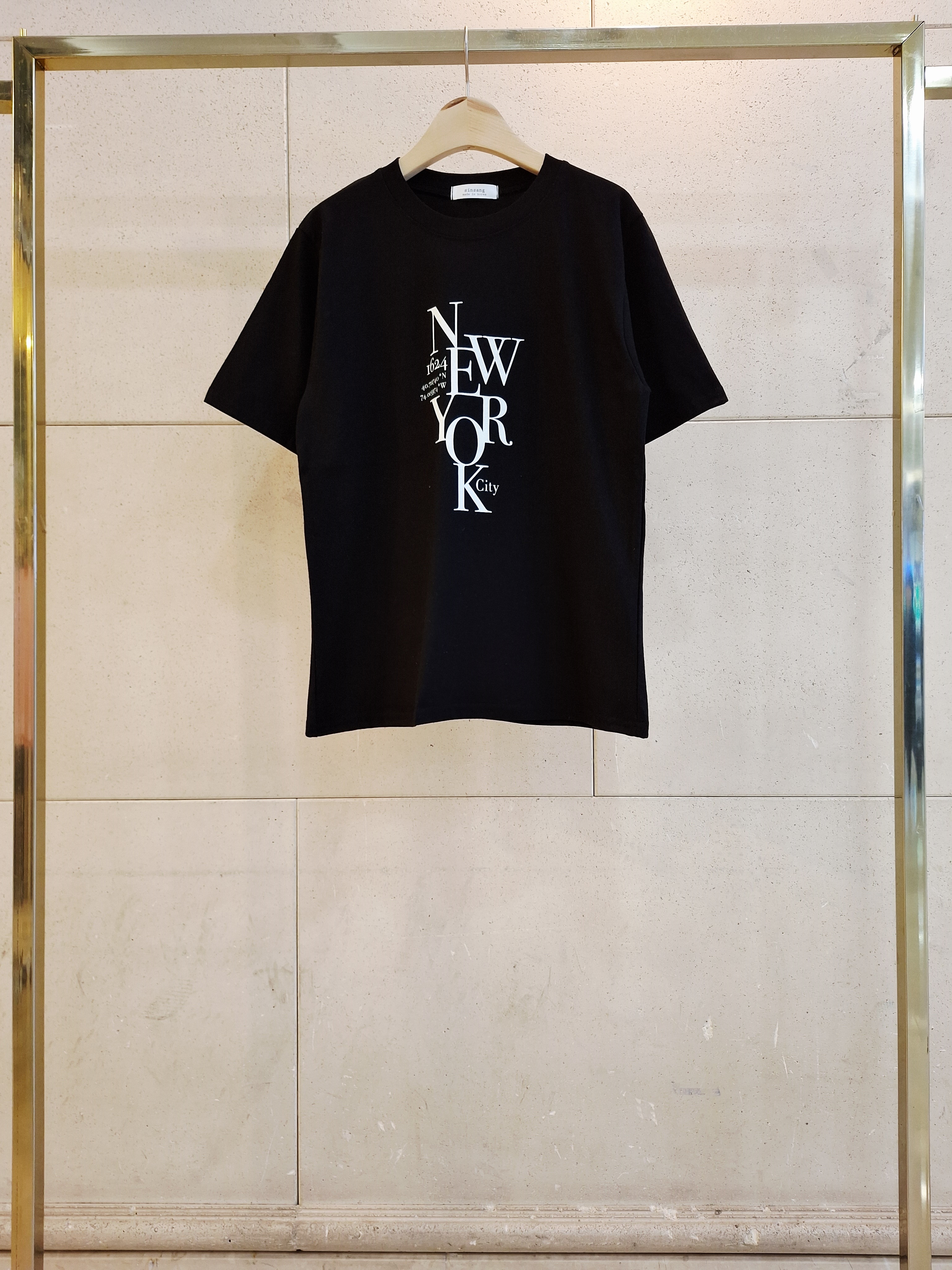 ラウンドネック半袖レタリングTシャツ | 詳細画像10