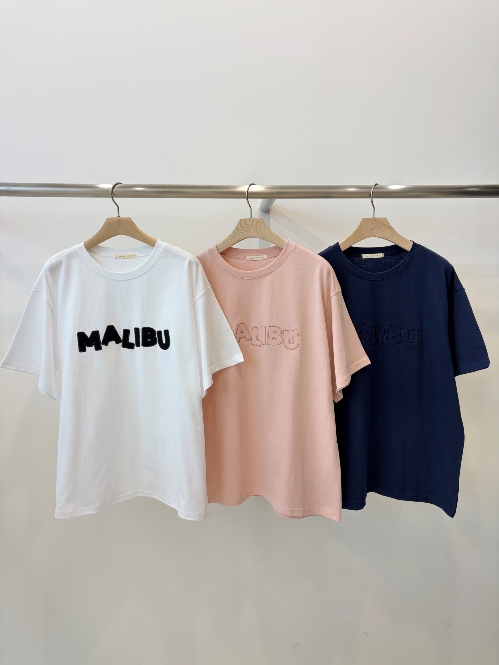 コットンパッチオーバーサイズ半袖刺繍Tシャツ | 詳細画像6