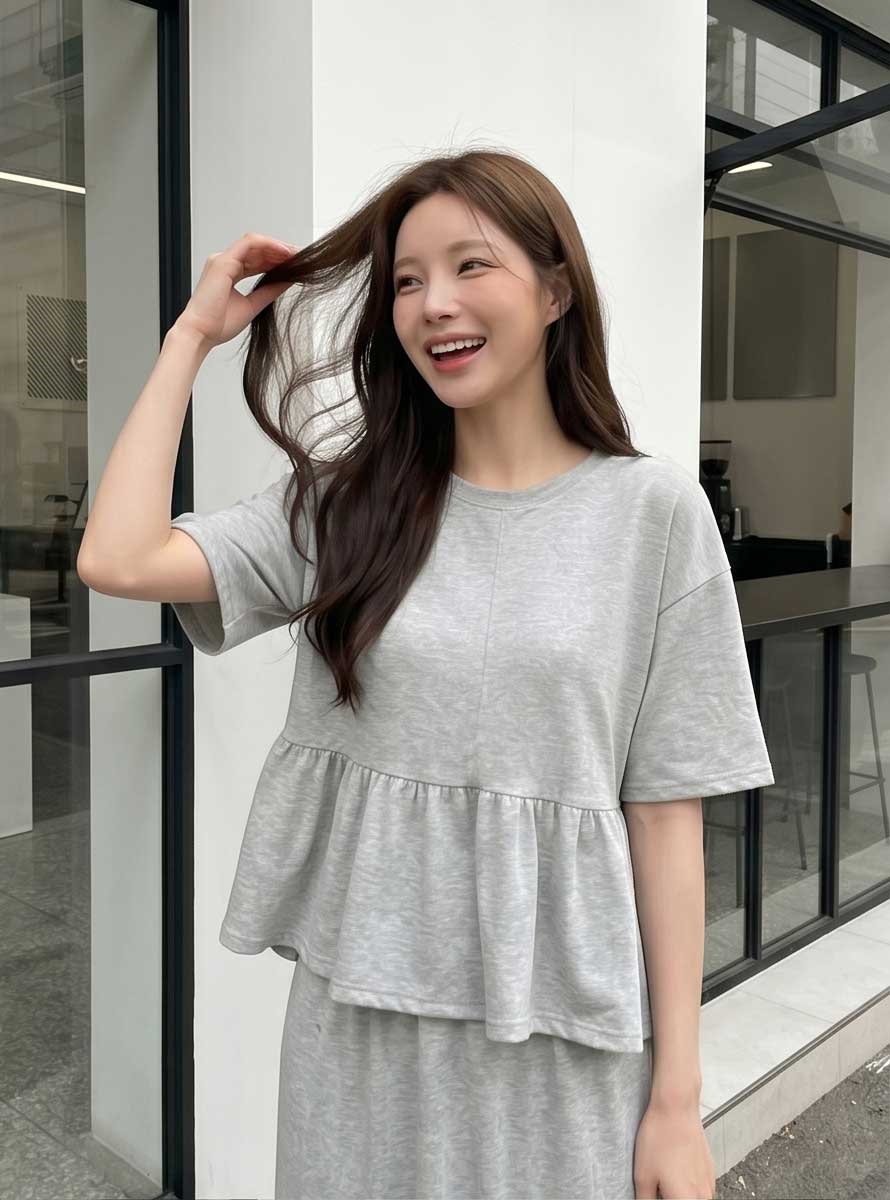 コットンフリル半袖フレアスカートTシャツセット | 詳細画像28