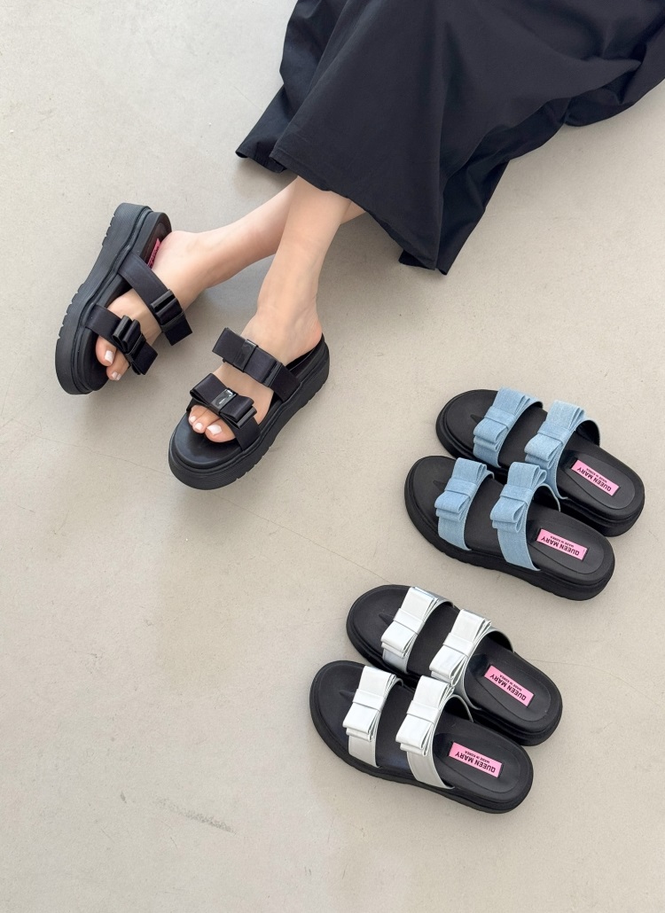 リボン(固定)フラット配色スリッパ | 詳細画像40