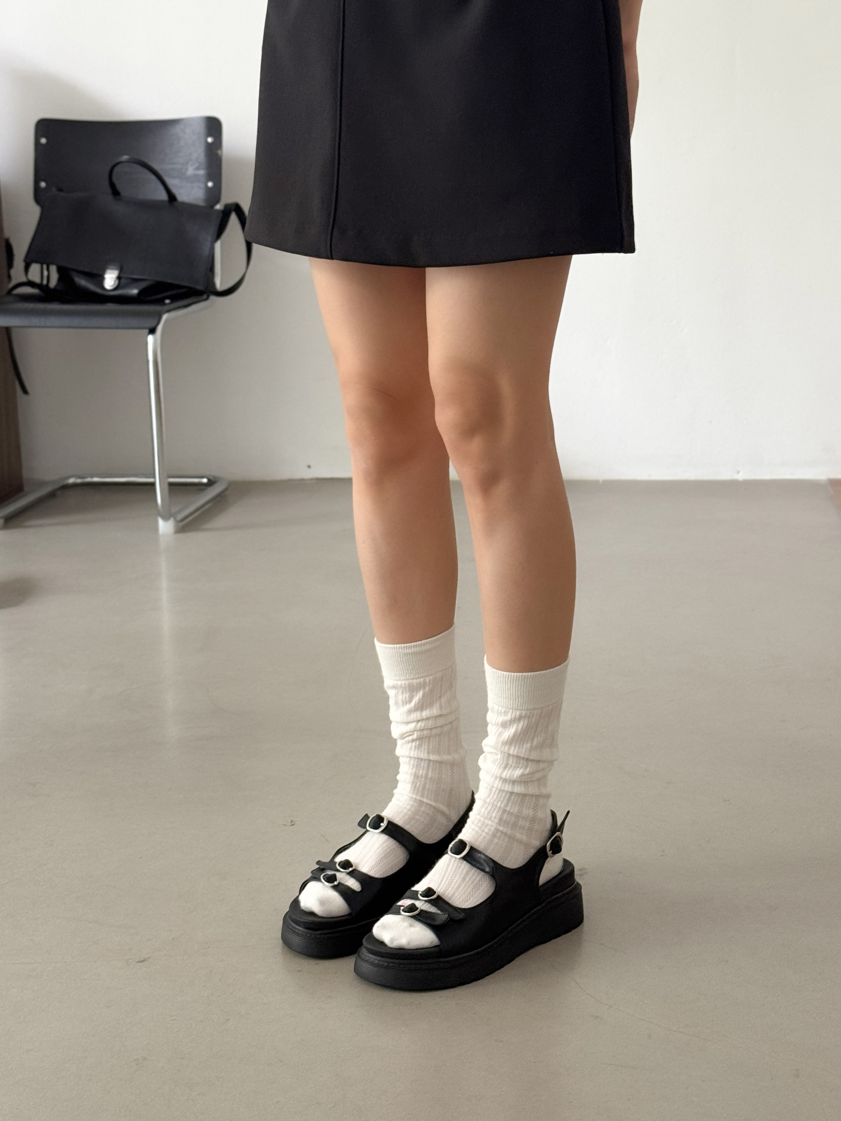 レザー調バックル配色サンダル | 詳細画像48