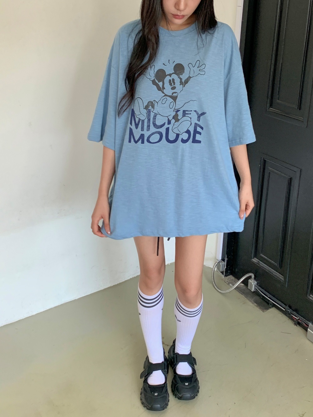 コットンオーバーサイズ半袖プリントTシャツ | 詳細画像5