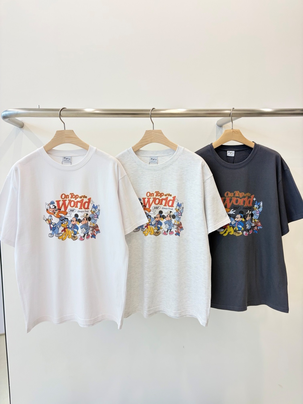 コットンラウンドネック半袖プリントTシャツ | 詳細画像6