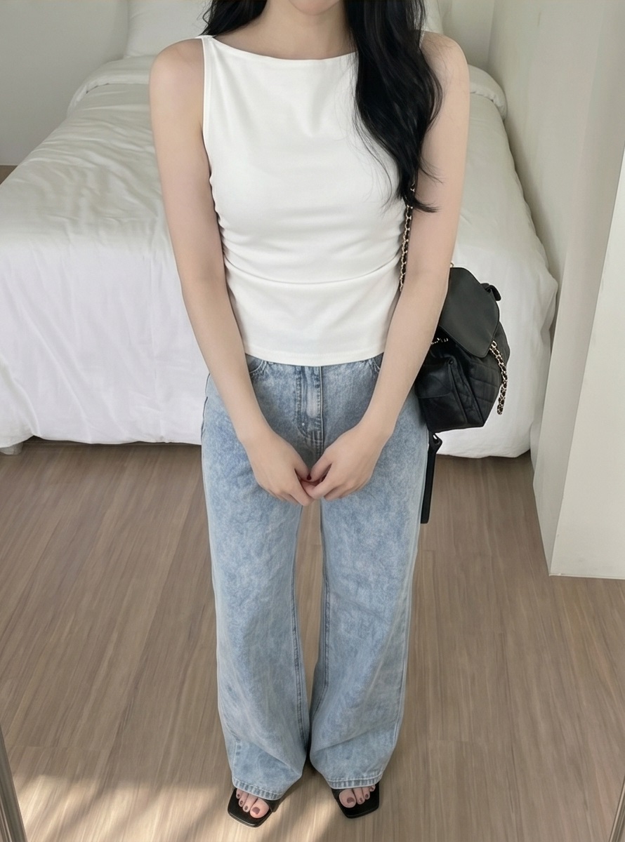 ウォッシングポケットストレートワイドデニムパンツ | 詳細画像23