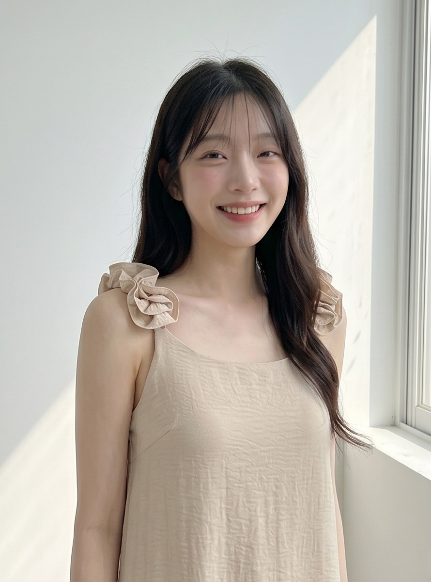 シフォンフリルロングルーズバックレスキャミワンピース | 詳細画像8