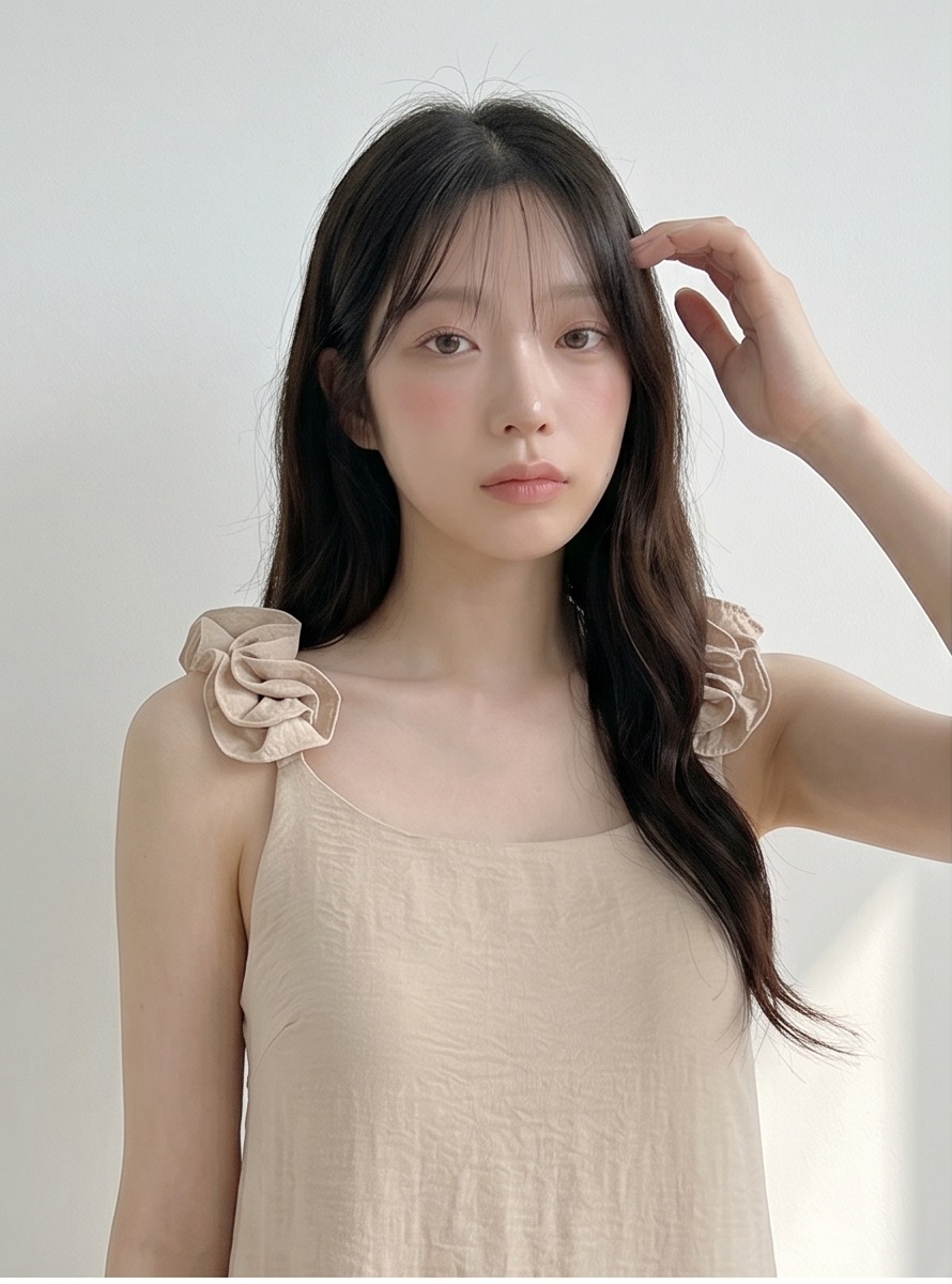 シフォンフリルロングルーズバックレスキャミワンピース | 詳細画像26