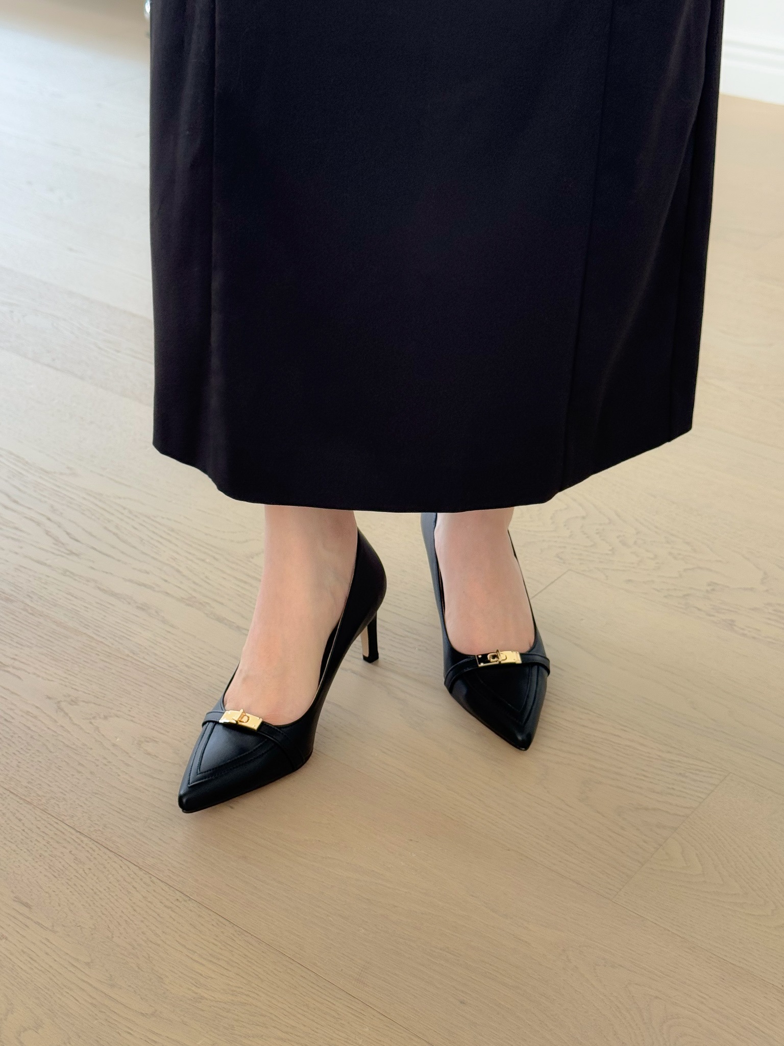 レザー調スティレットヒールヒールパンプス | 詳細画像29
