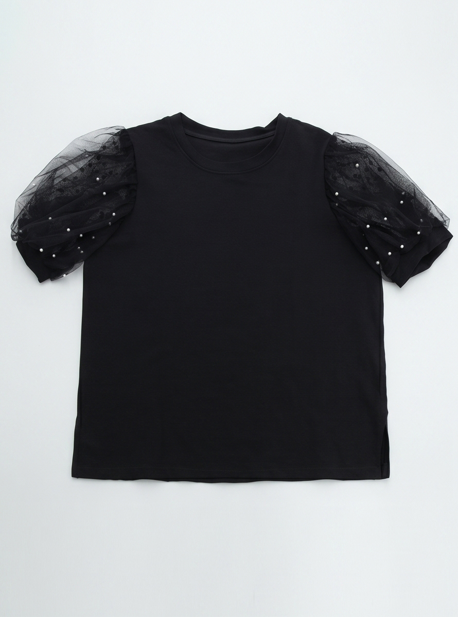シフォンコンビエコパール半袖Tシャツ | 詳細画像37