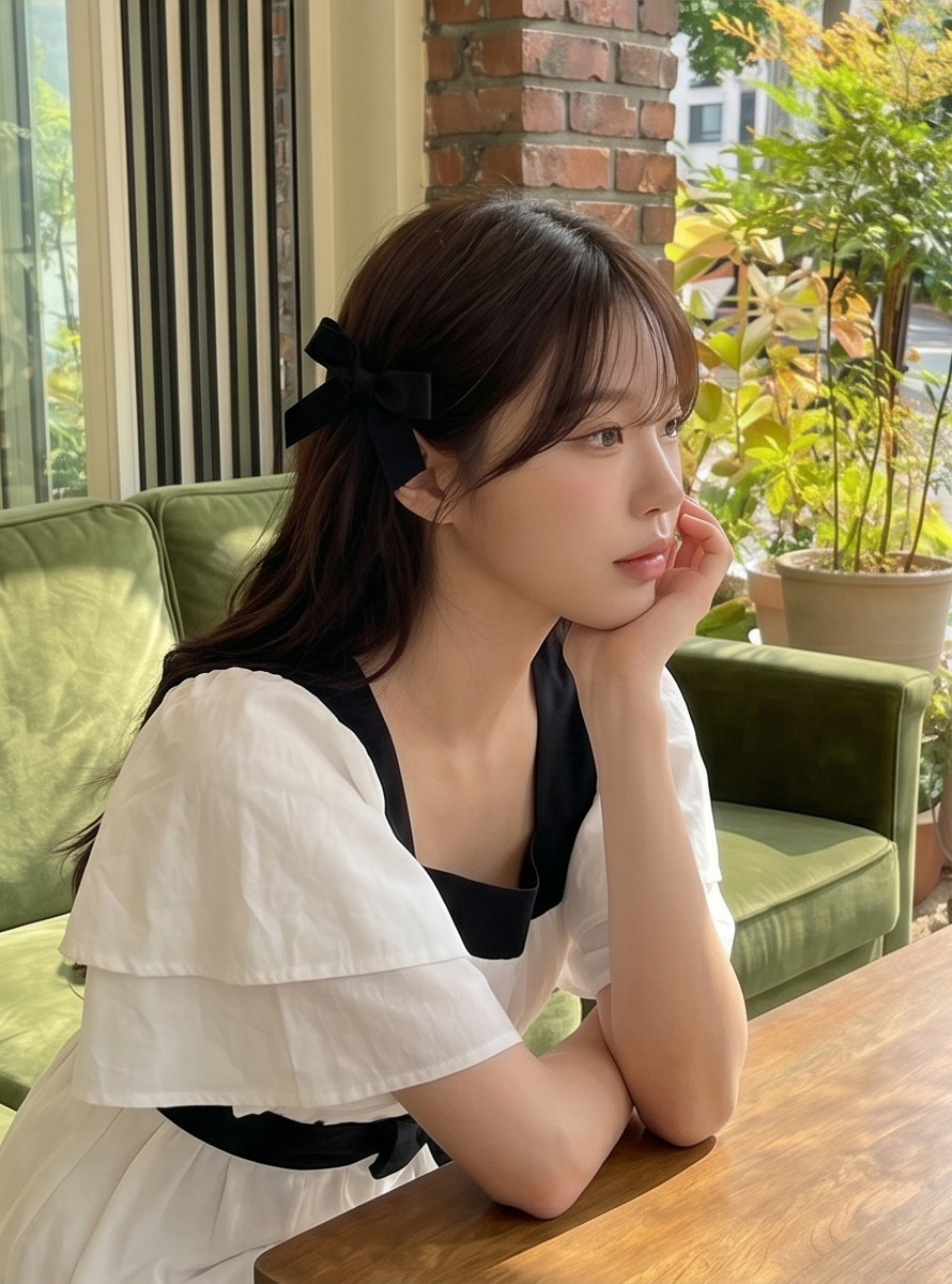 配色スクエアネックラッフルロングフレアワンピースストラップ付 | 詳細画像54