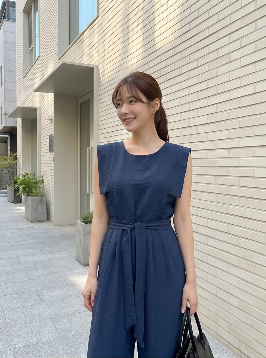 ルーズツータックワイドオールインワンストラップ付 | 詳細画像20