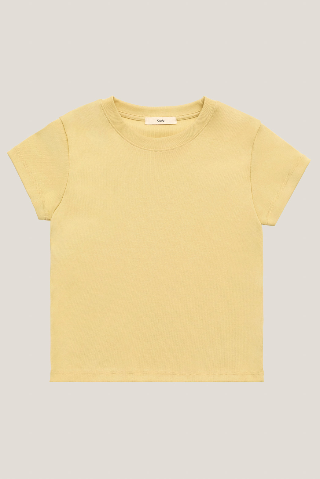 コットンベーシッククロップド無地TシャツSS | 詳細画像23