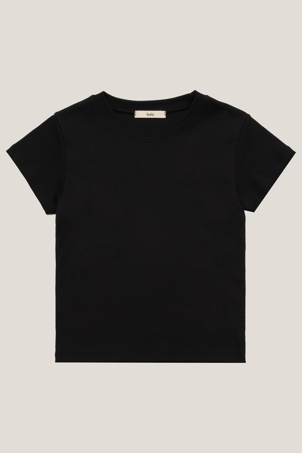 コットンベーシッククロップド無地TシャツSS | 詳細画像28