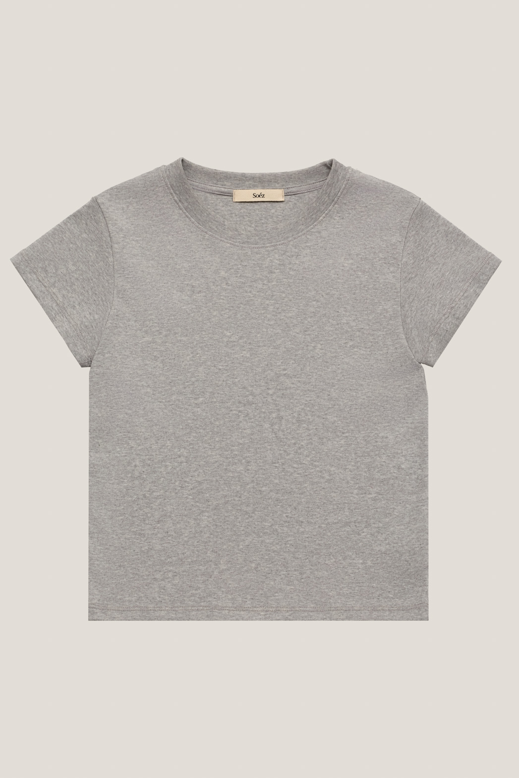 コットンベーシッククロップド無地TシャツSS | 詳細画像27
