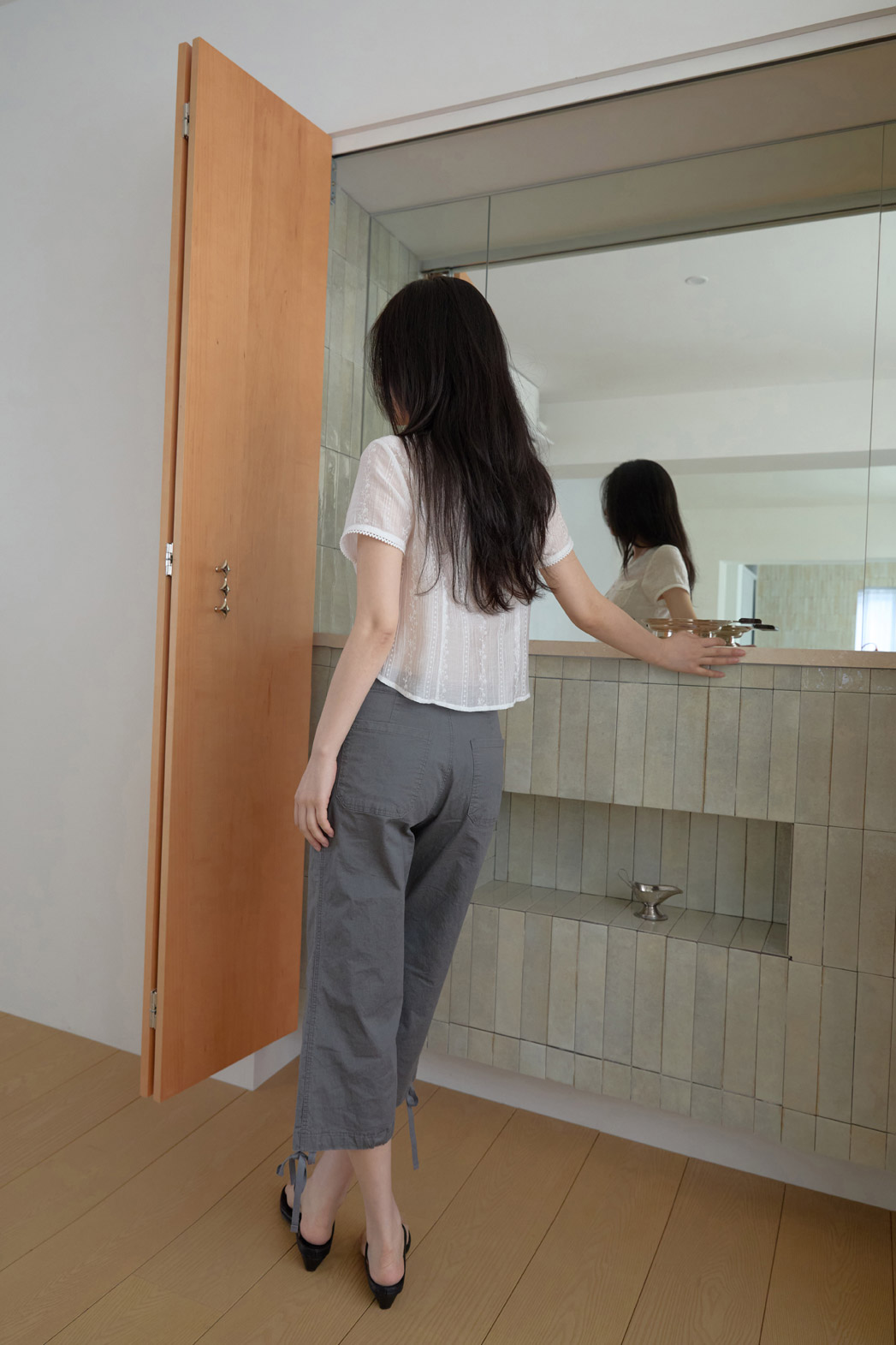 コットンハーフ無地キャプリパンツSS | 詳細画像14