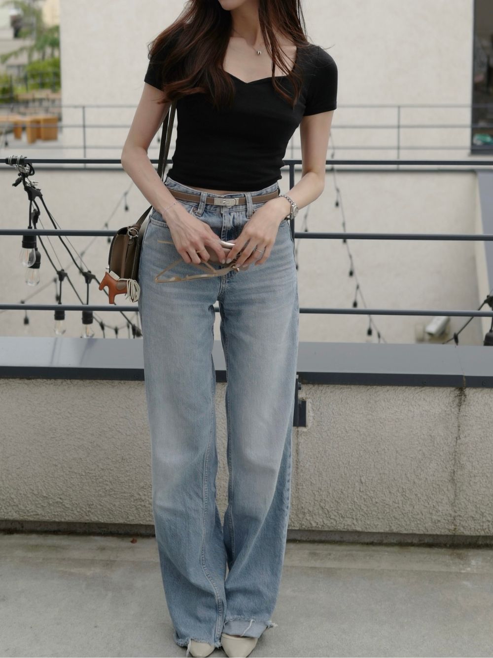 ハートネッククロップドTシャツ | 詳細画像18