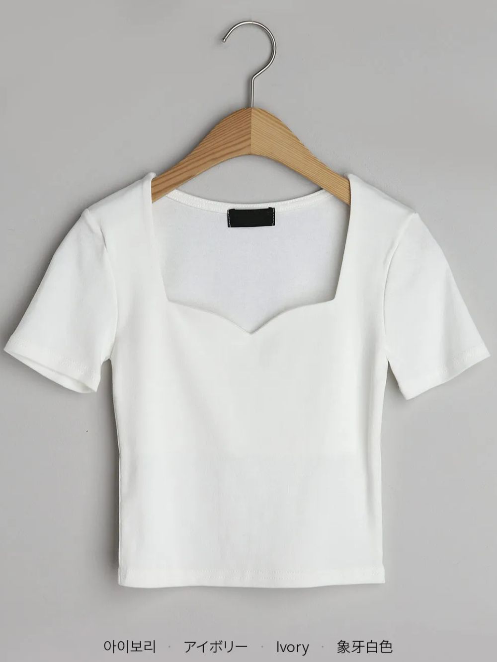 ハートネッククロップドTシャツ | 詳細画像20