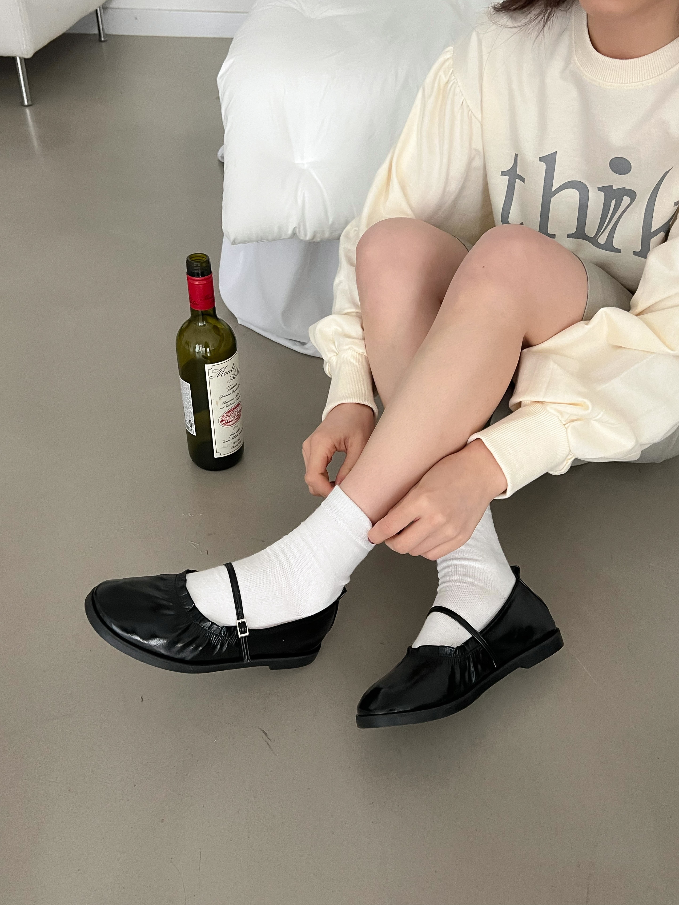 レザー調フラットシューズ | 詳細画像6
