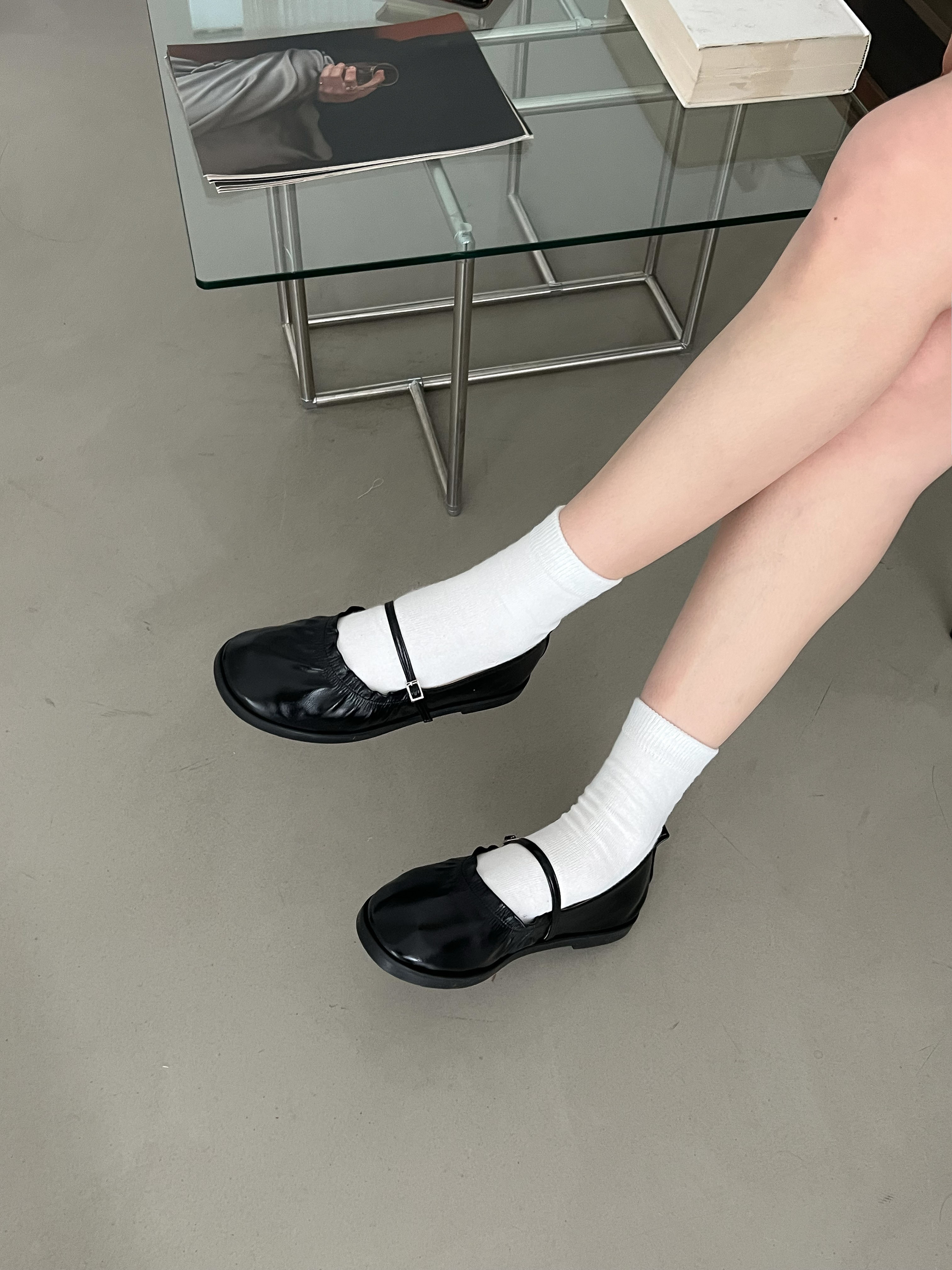 レザー調フラットシューズ | 詳細画像9