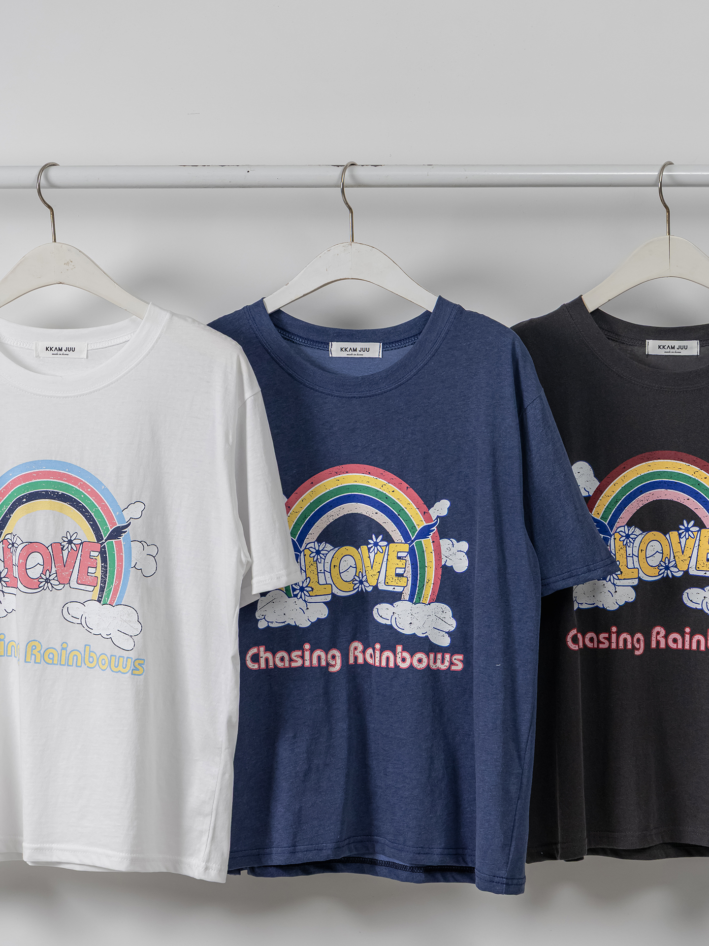 コットンラウンドネックベーシック半袖ロゴTシャツ | 詳細画像37