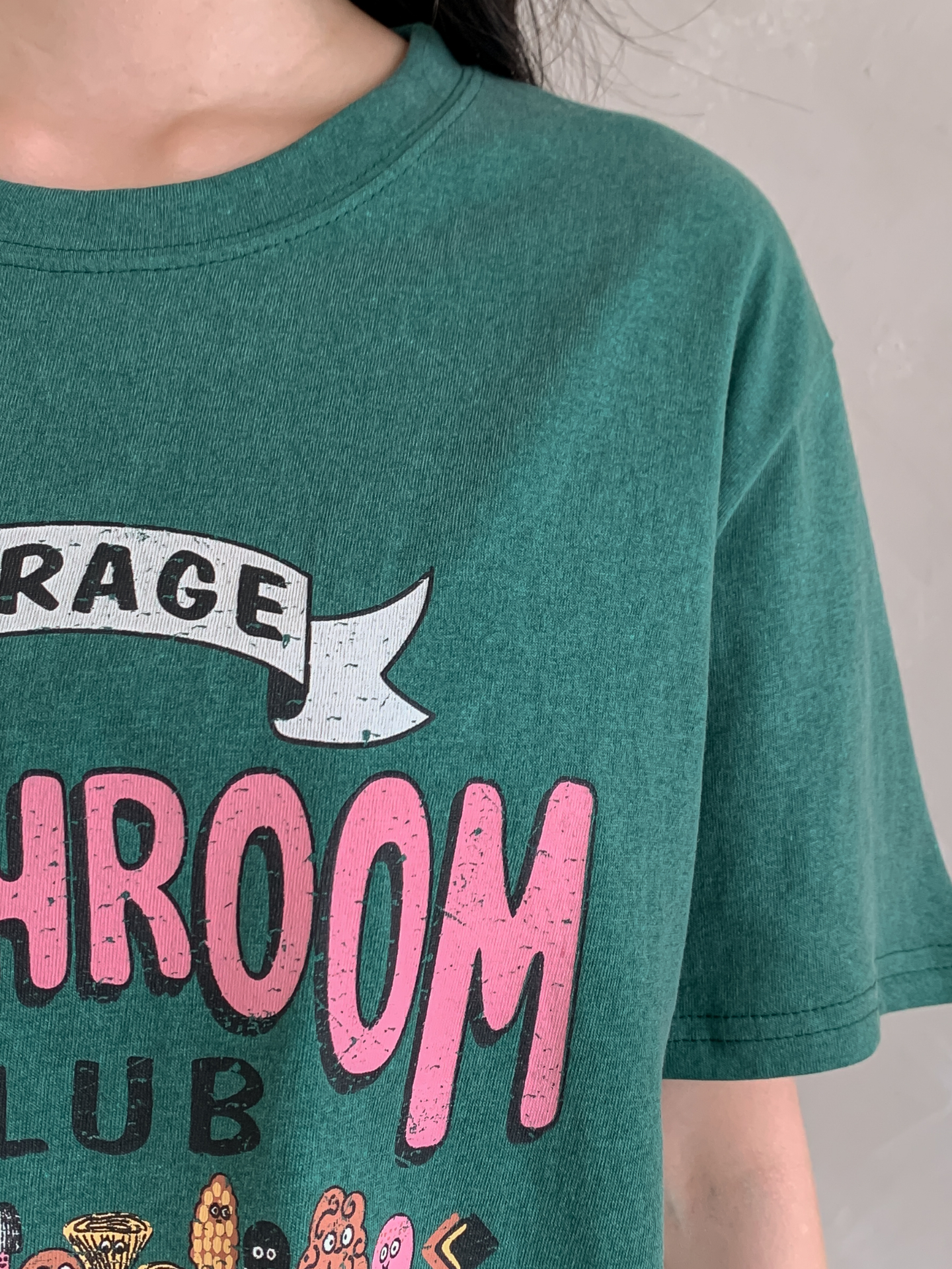 コットンラウンドネックベーシック半袖ロゴTシャツ | 詳細画像12