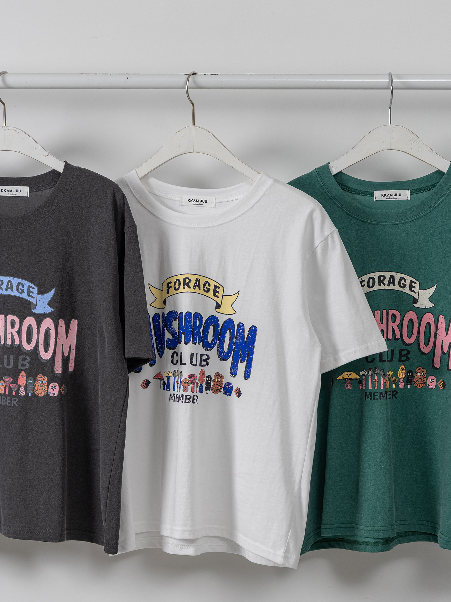 コットンラウンドネックベーシック半袖ロゴTシャツ | 詳細画像38