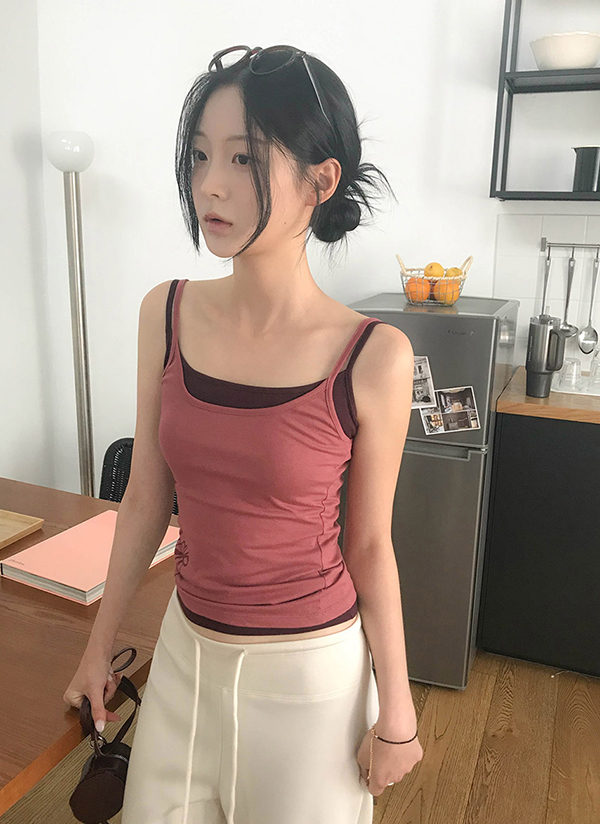 nude vintage キルト　キャミソール ベーシックスリム無地キャミソール | レディースファッション通販 - DHOLIC
