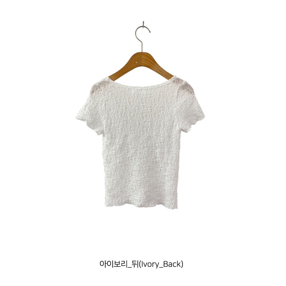 ハートネックスリム半袖リボンTシャツ | 詳細画像18