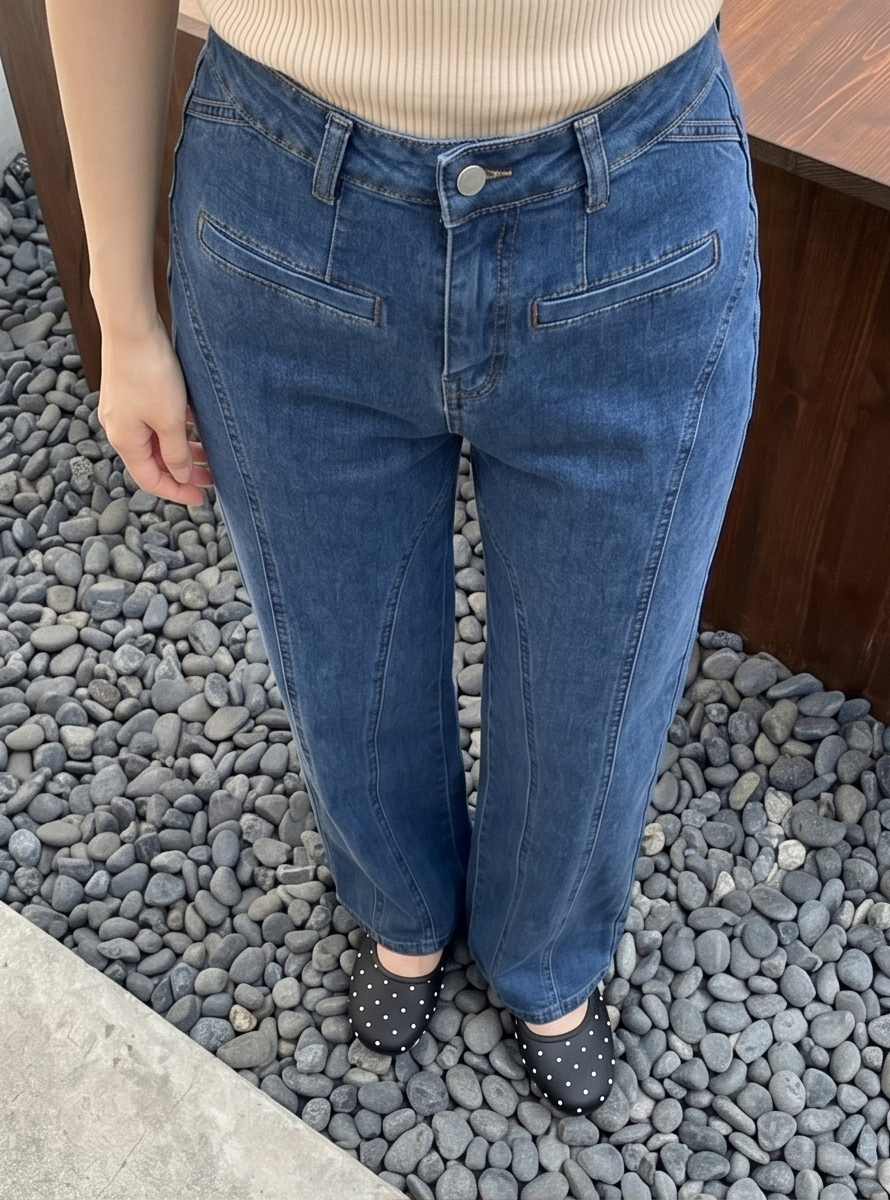 フリルストレートバックリボンデニムパンツ | 詳細画像29