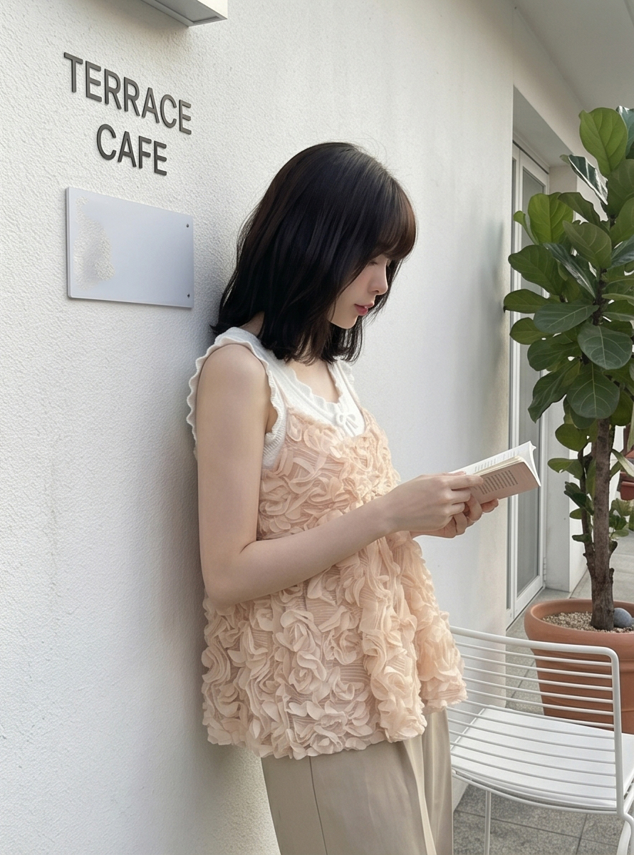 花柄レースフレアキャミブラウス | 詳細画像18