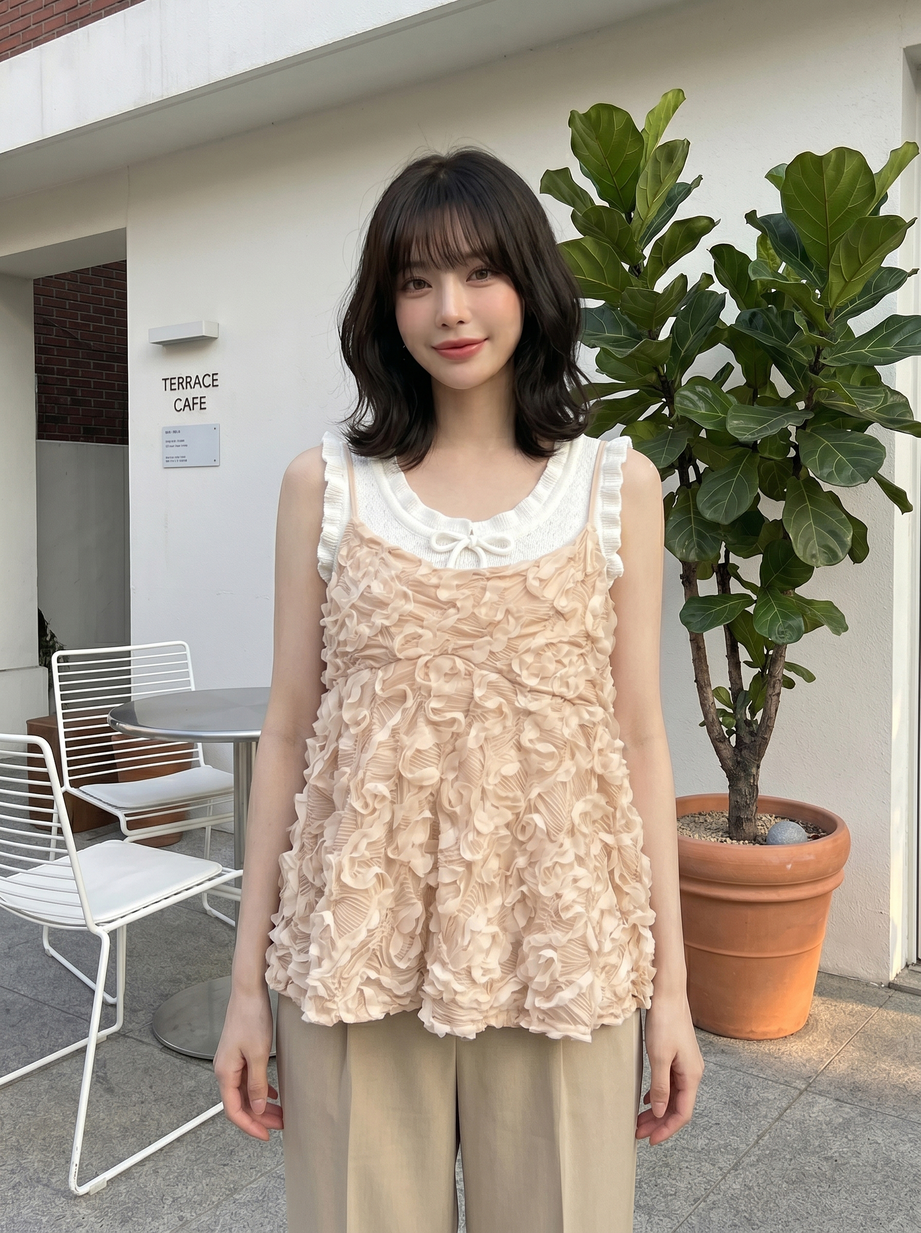 花柄レースフレアキャミブラウス | 詳細画像23