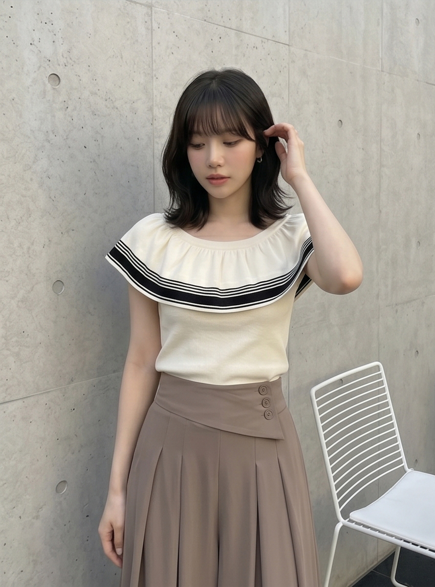 ボタンウエストゴムワイドパンツ | 詳細画像22