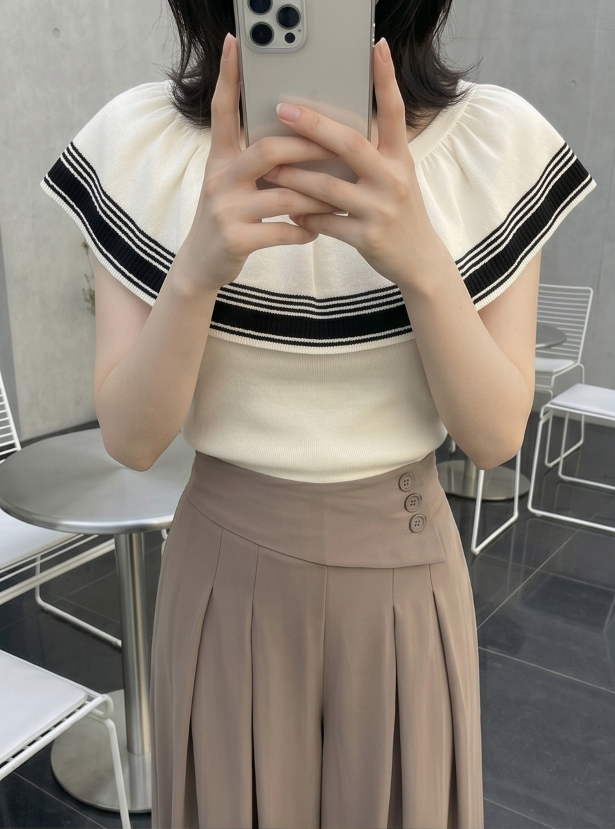 ボタンウエストゴムワイドパンツ | 詳細画像26