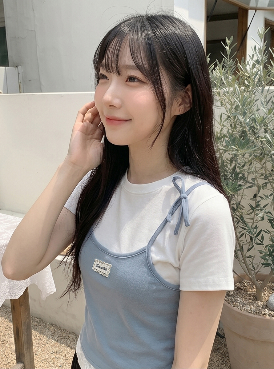 レースレイヤード風半袖リボンTシャツ | 詳細画像18