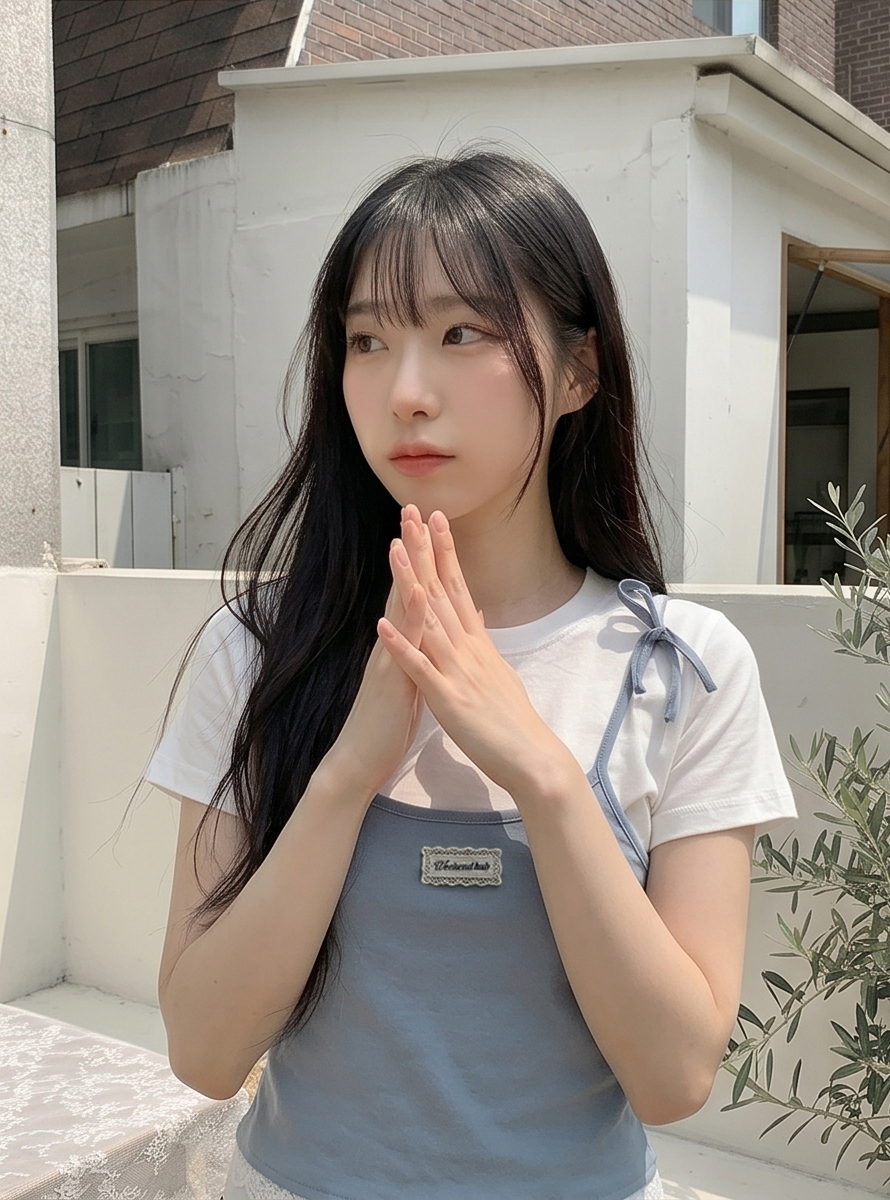 レースレイヤード風半袖リボンTシャツ | 詳細画像22