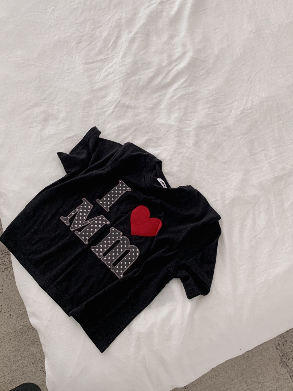 コットンラウンドネックベーシック半袖ロゴTシャツ | 詳細画像8