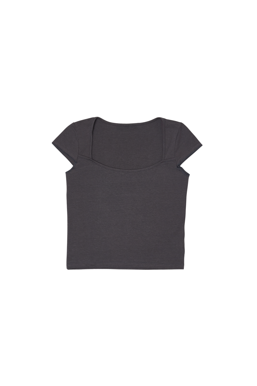 コットンキャップスリーブクロップドスリム無地TシャツSS | 詳細画像26