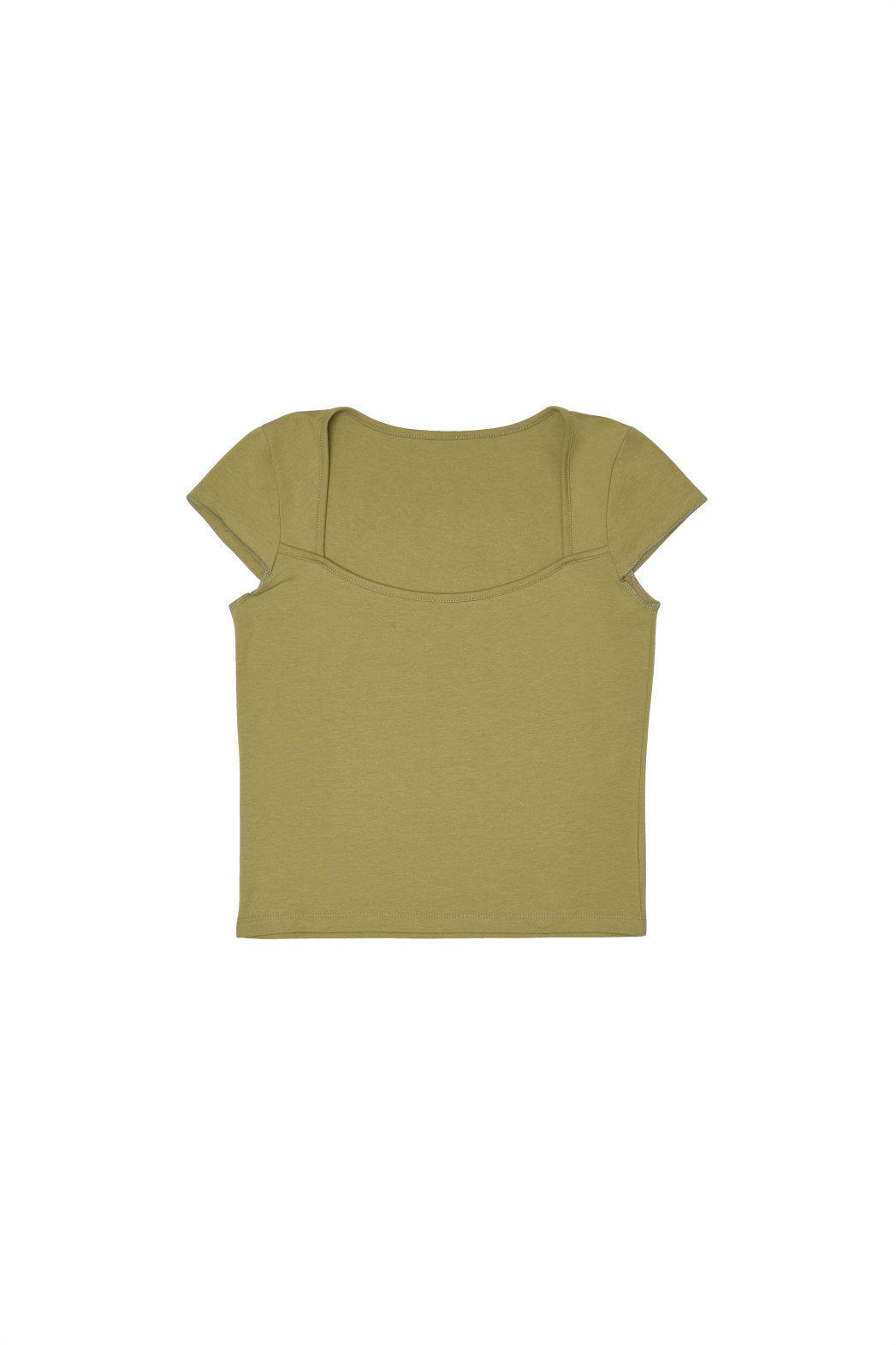 コットンキャップスリーブクロップドスリム無地TシャツSS | 詳細画像22