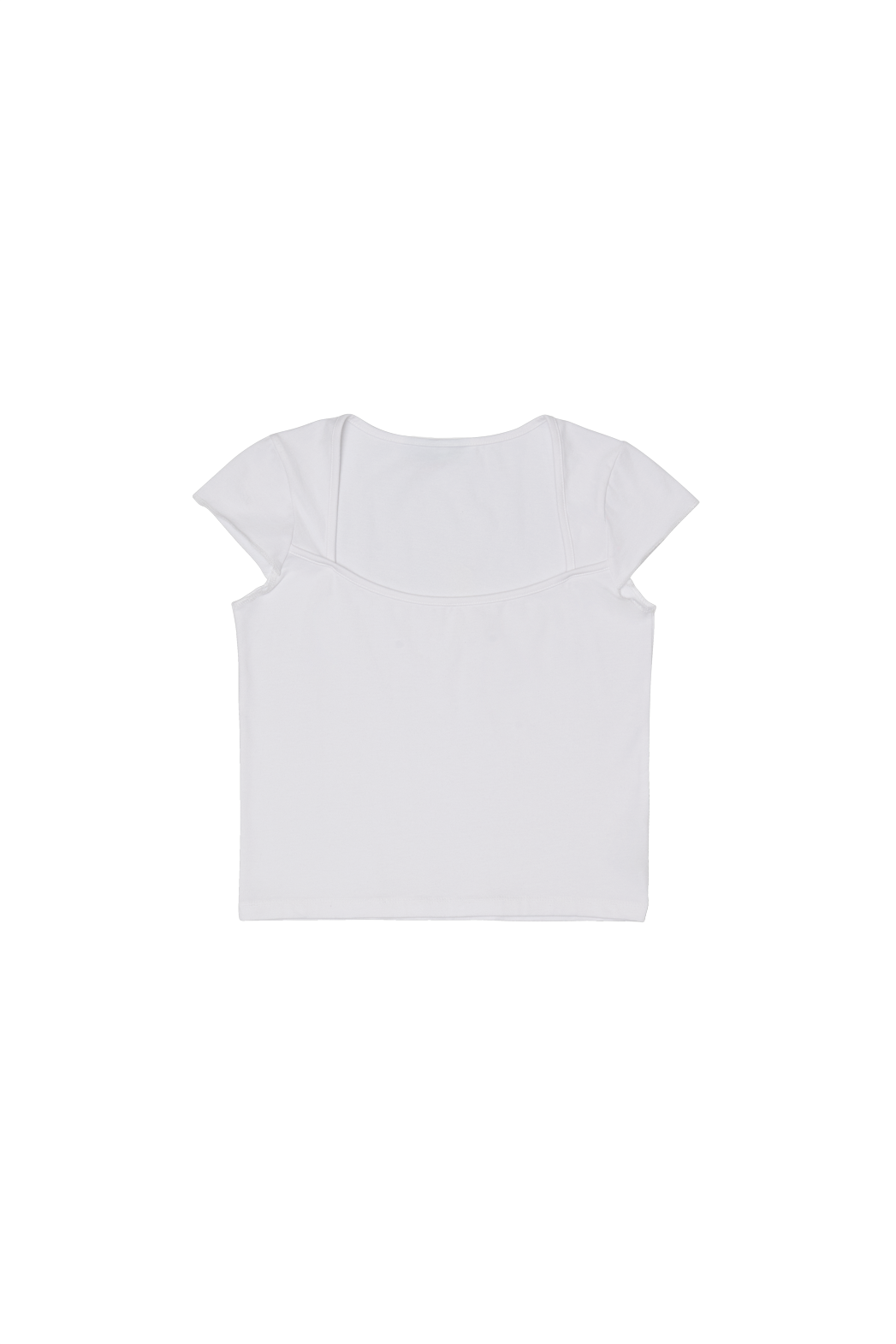 コットンキャップスリーブクロップドスリム無地TシャツSS | 詳細画像24