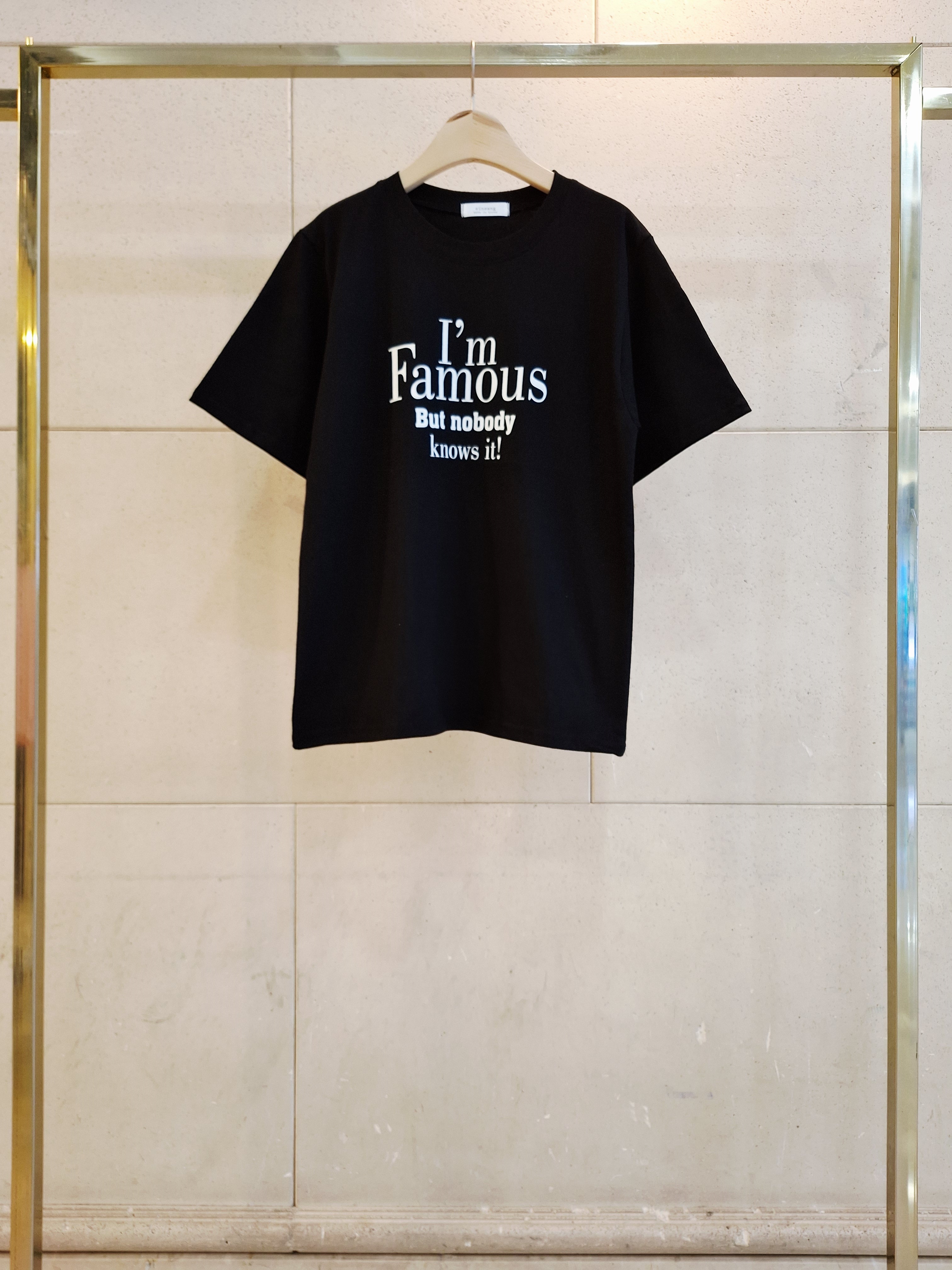 コットンラウンドネックオーバーサイズ半袖レタリングTシャツ | 詳細画像10