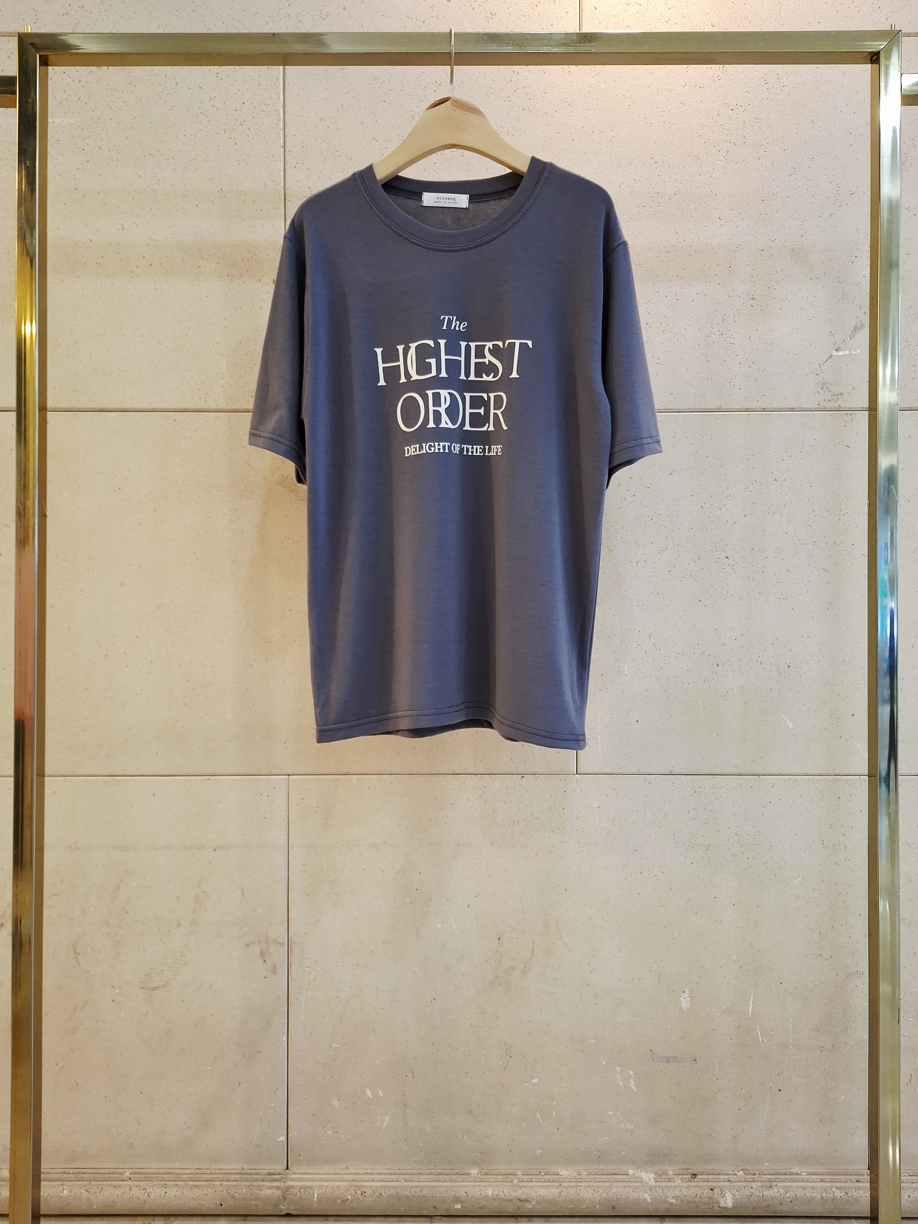 ラウンドネックルーズ半袖レタリングTシャツ | 詳細画像14