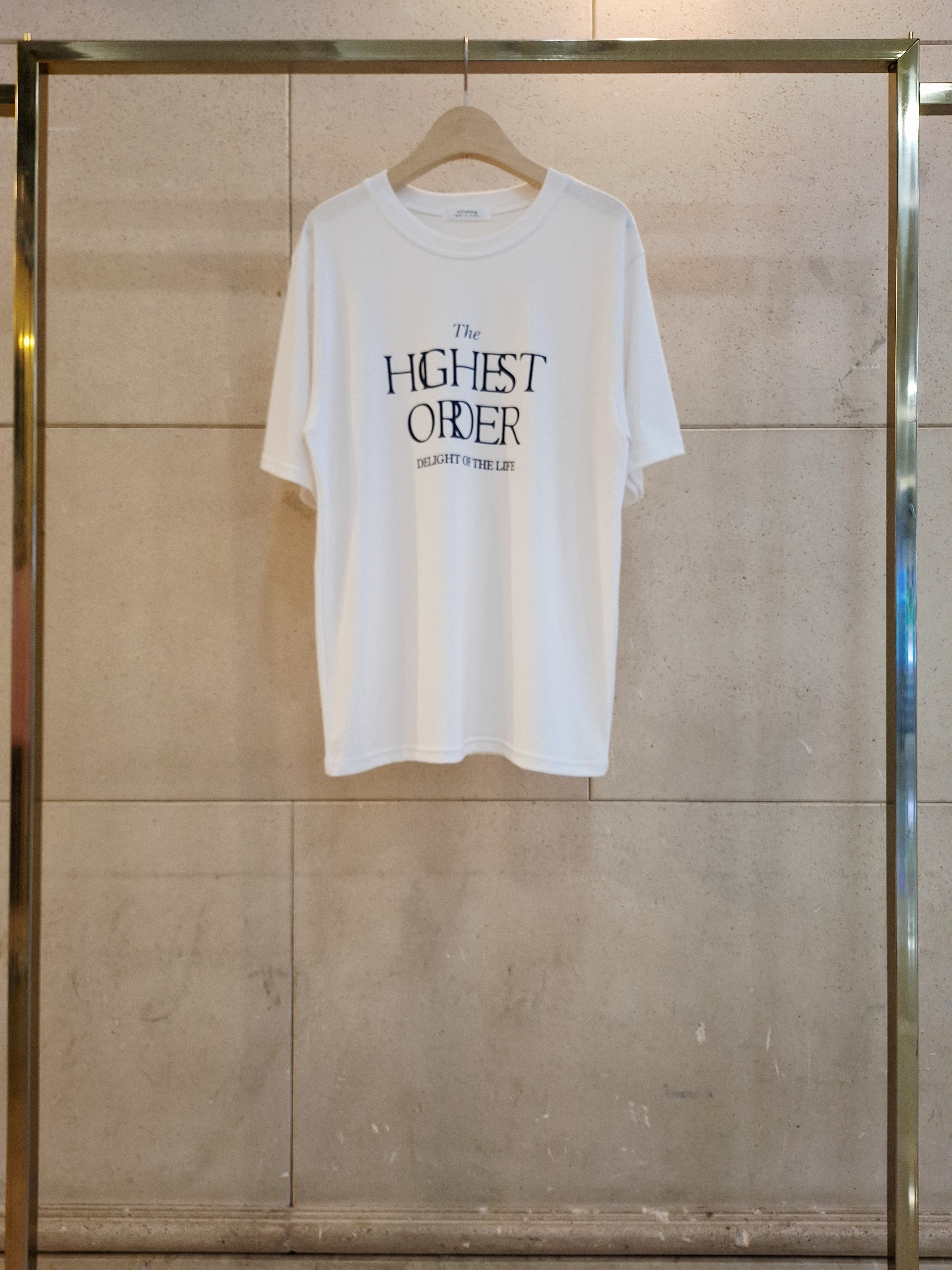 ラウンドネックルーズ半袖レタリングTシャツ | 詳細画像13