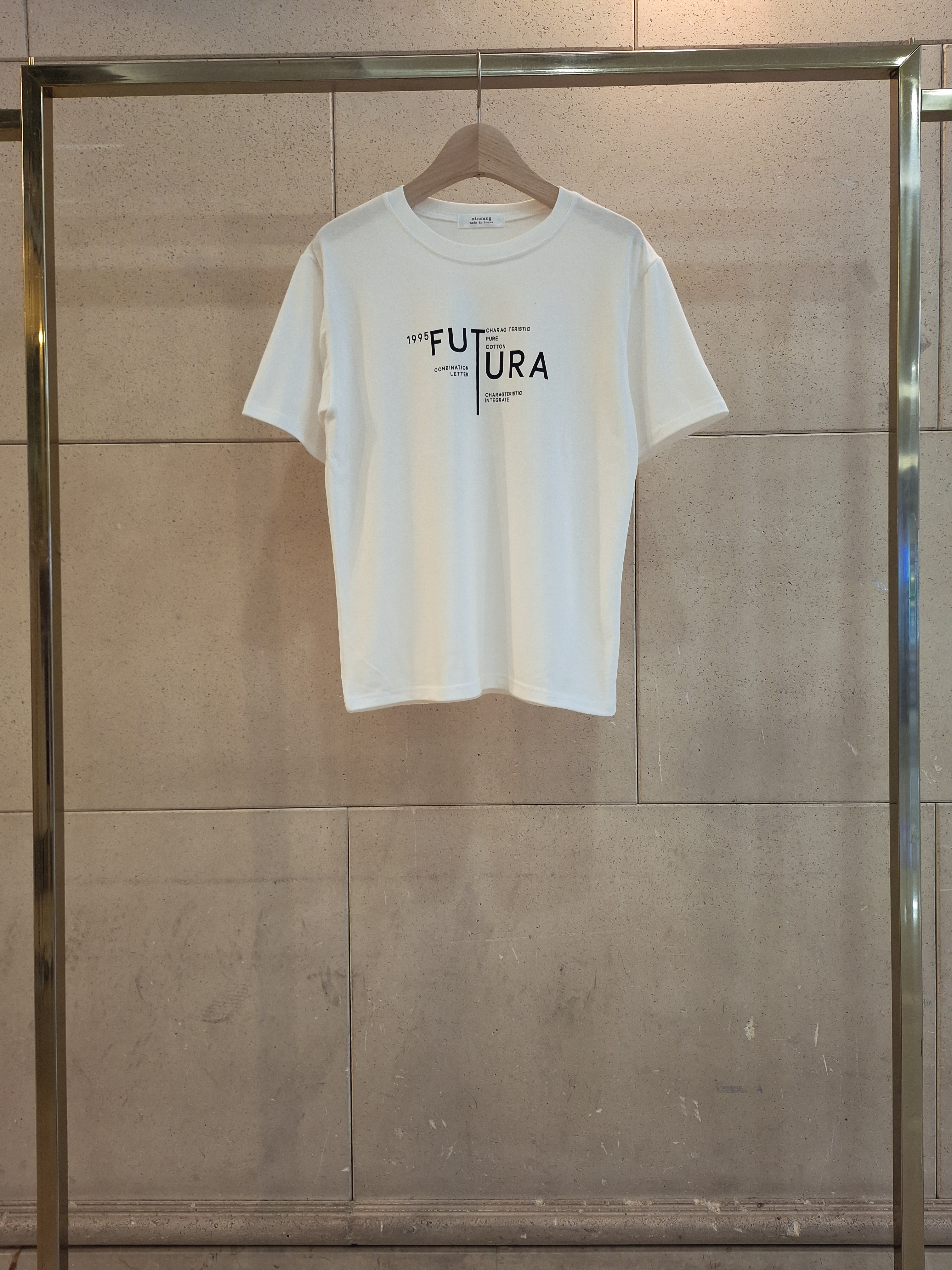 ラウンドネックルーズ半袖レタリングTシャツ | 詳細画像12