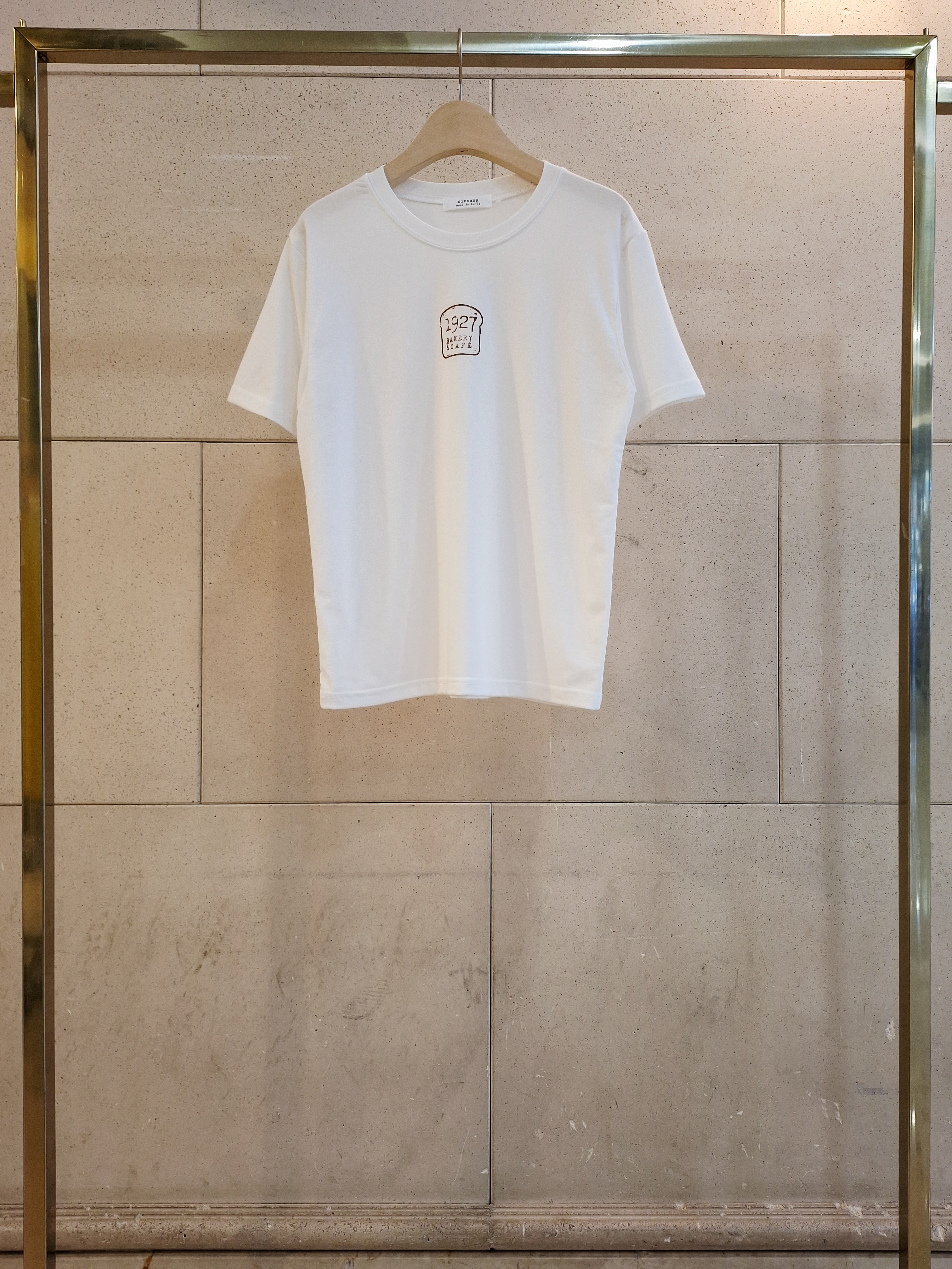 ラウンドネックベーシック半袖プリントTシャツ | 詳細画像11