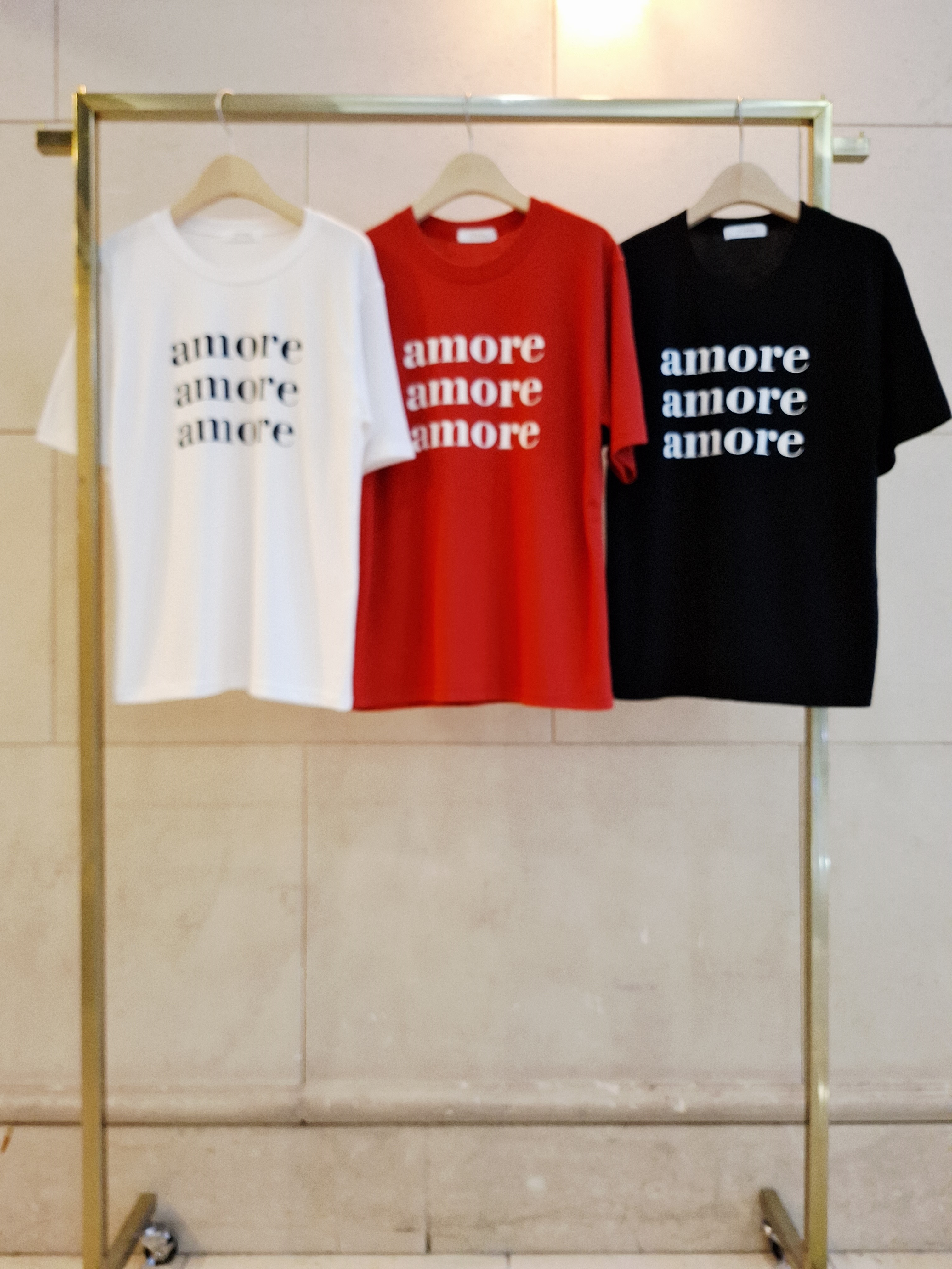 ラウンドネックルーズ半袖レタリングTシャツ | 詳細画像8