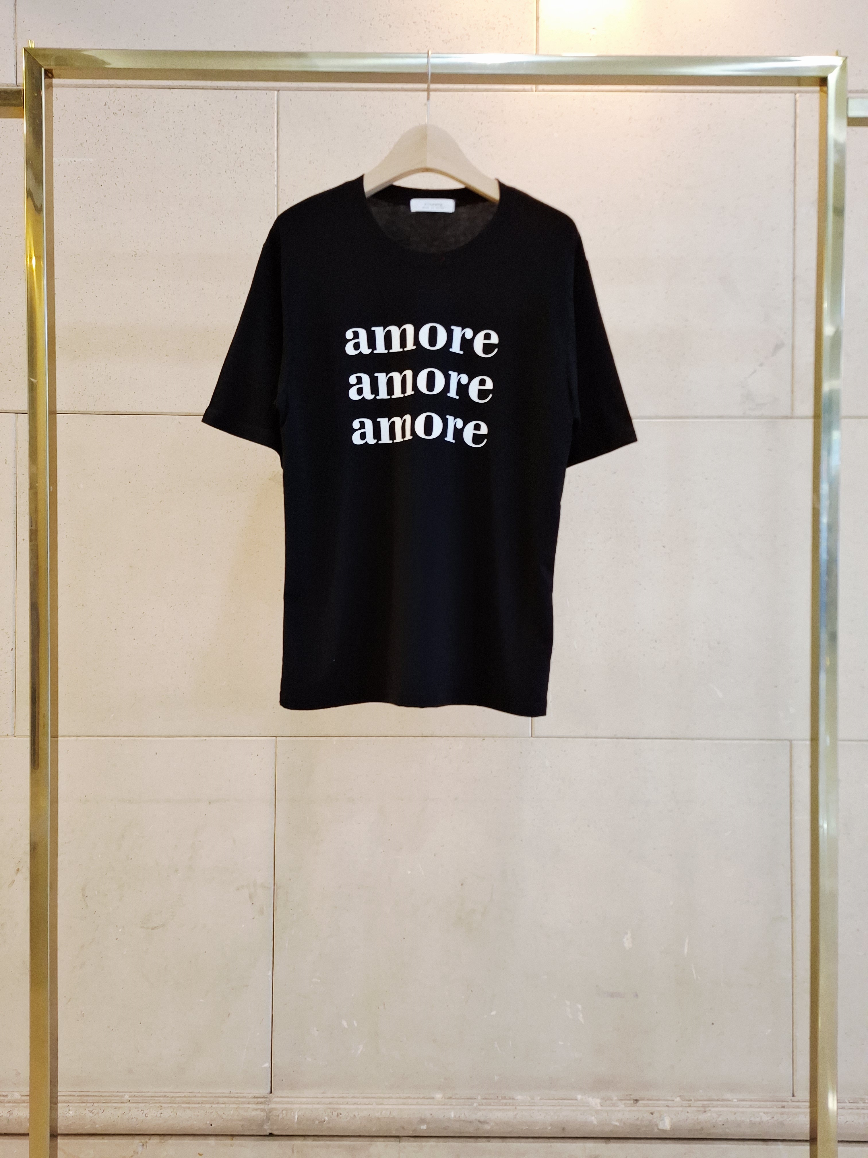 ラウンドネックルーズ半袖レタリングTシャツ | 詳細画像9