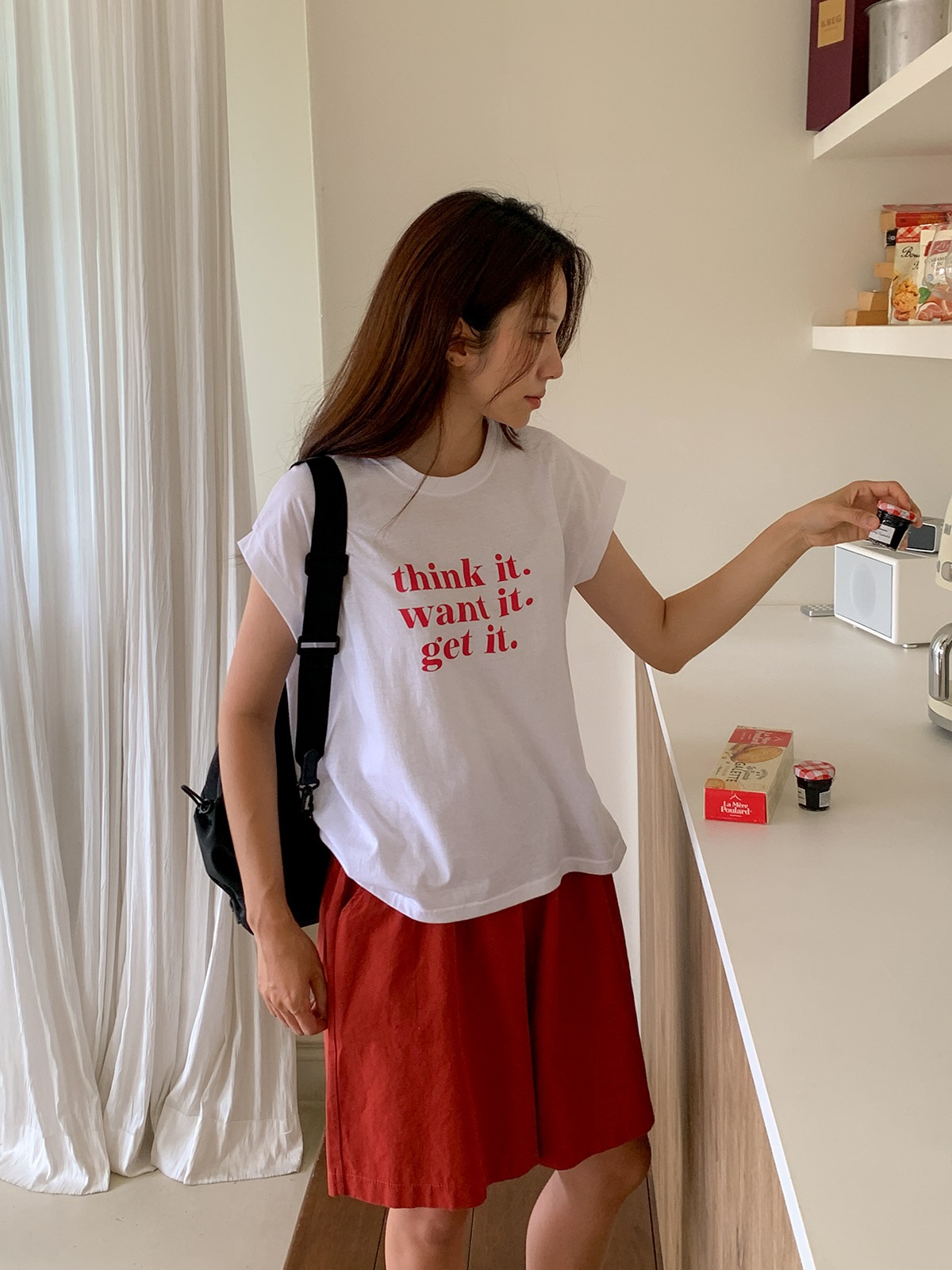 ラウンドネックプリントTシャツ | 詳細画像6
