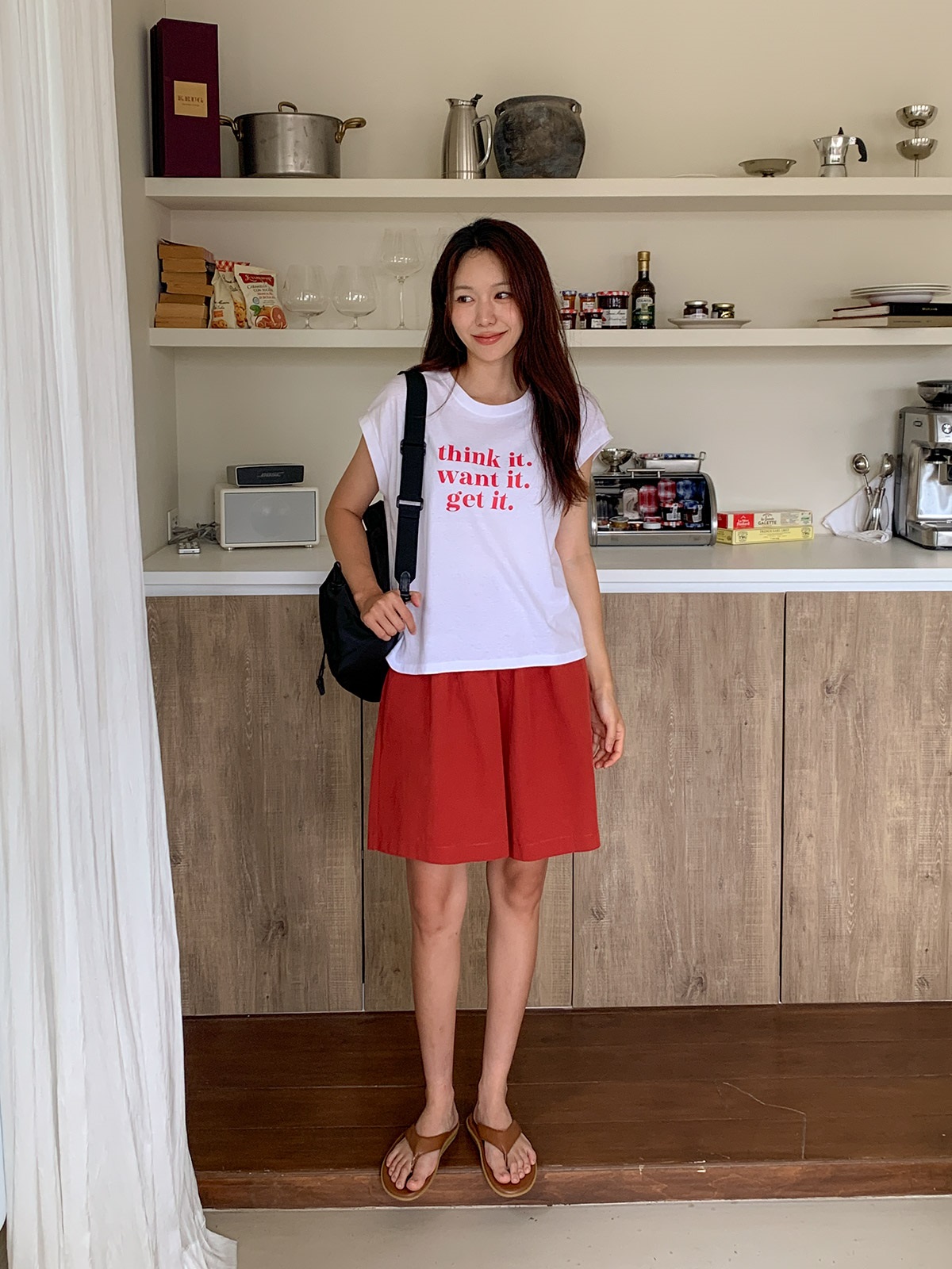 ラウンドネックプリントTシャツ | 詳細画像9