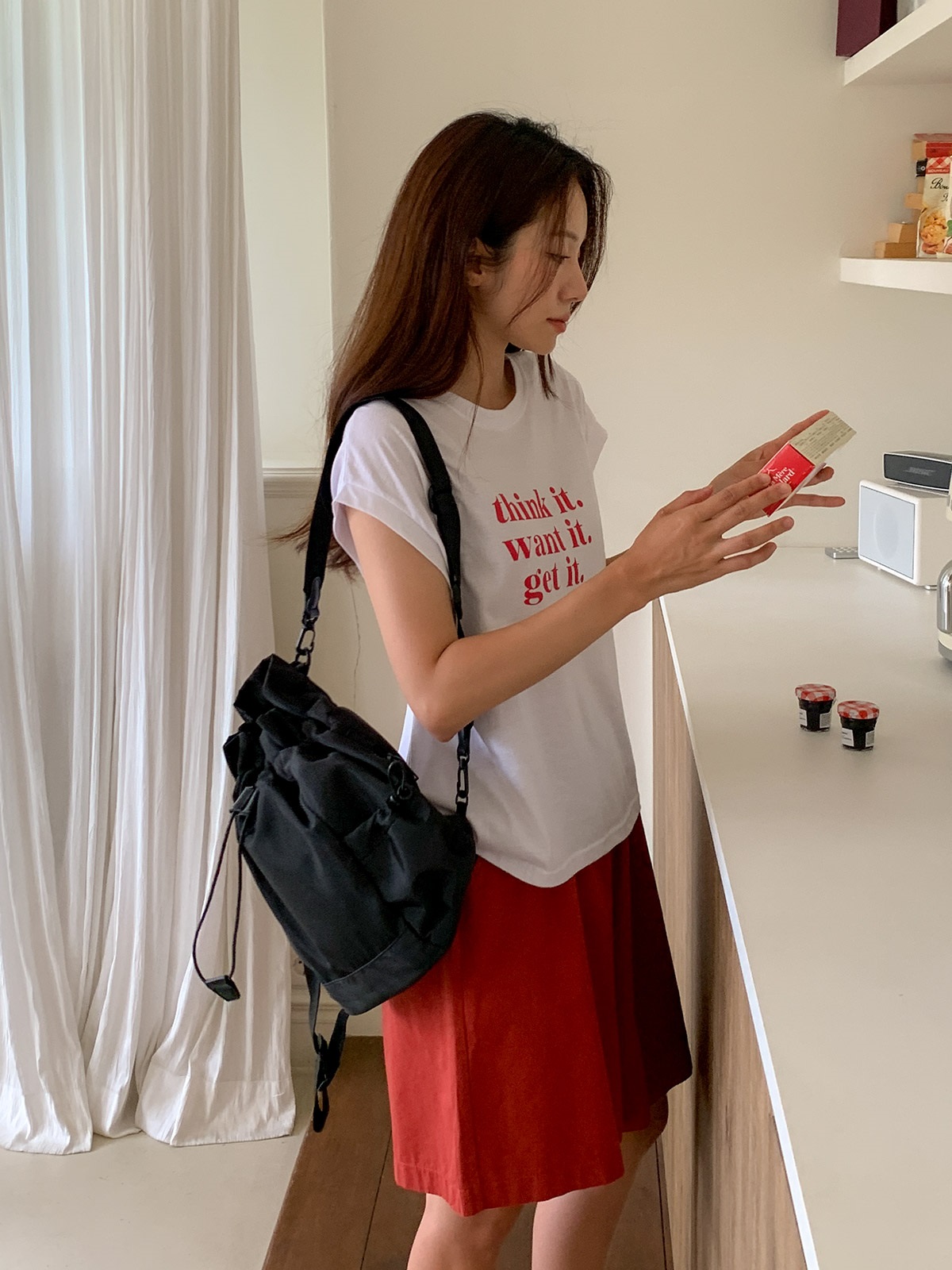 ラウンドネックプリントTシャツ | 詳細画像14