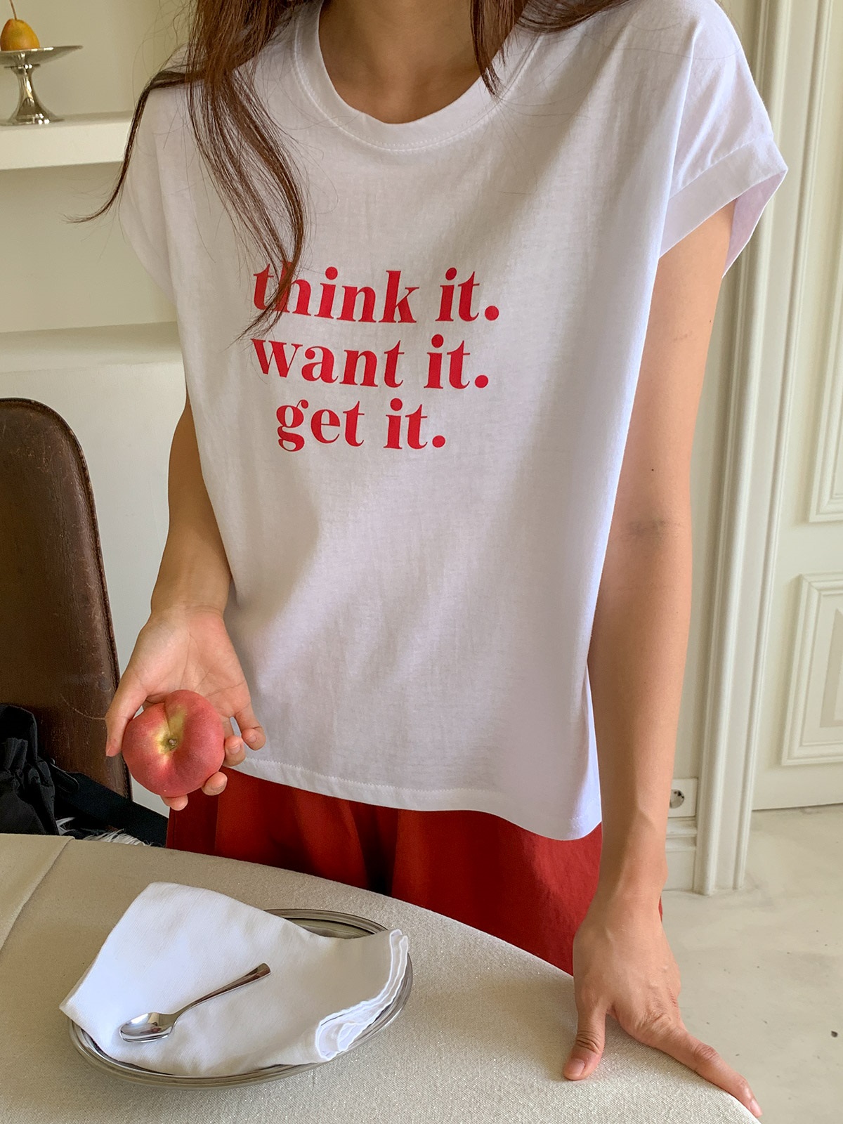 ラウンドネックプリントTシャツ | 詳細画像17